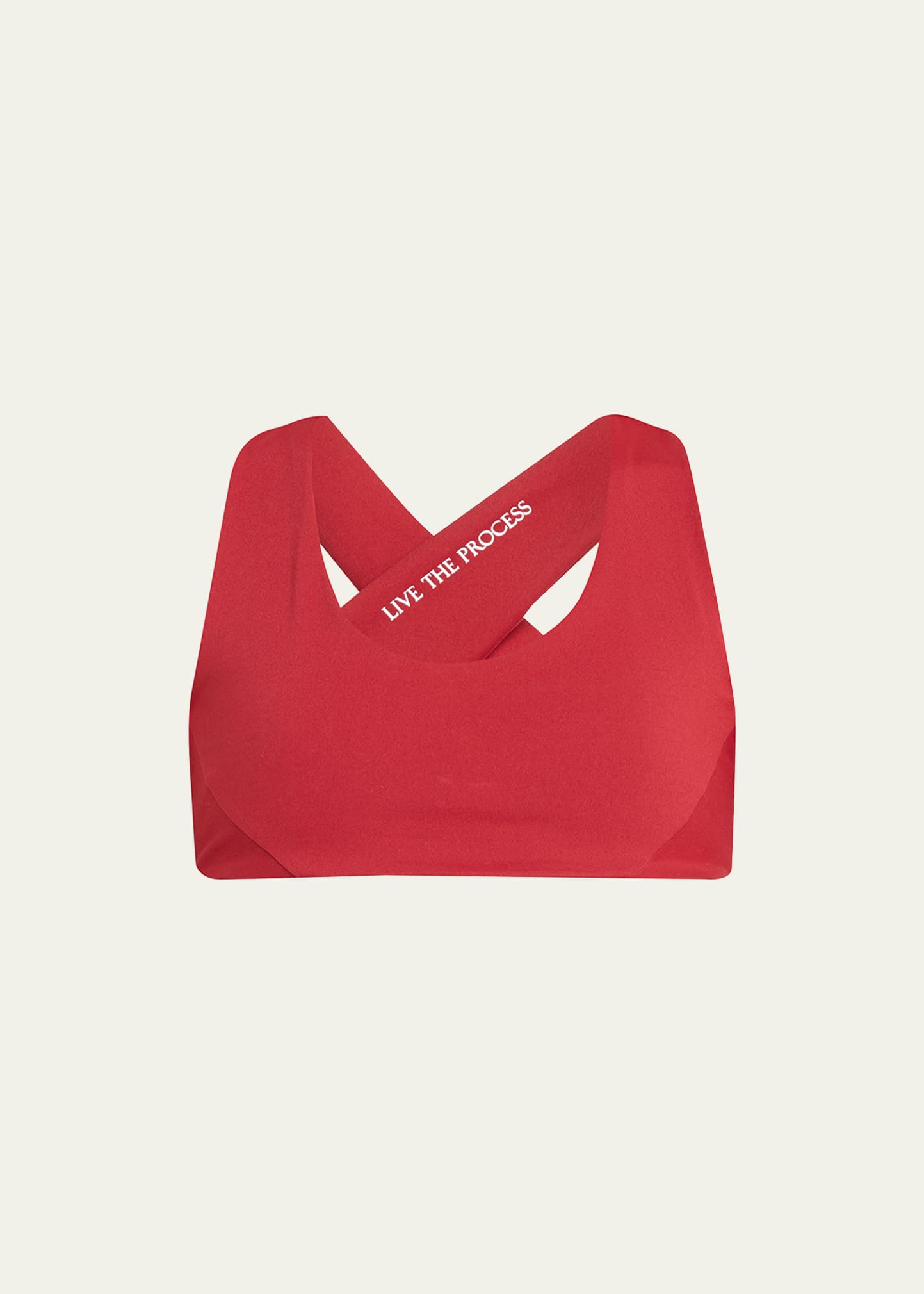 Sybil Seamed Cutout Sports Bra