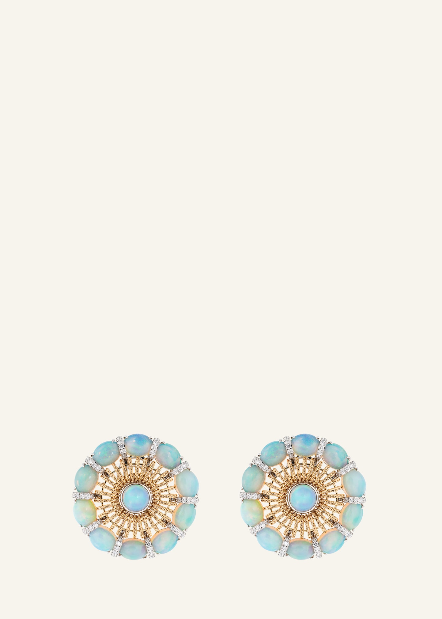Together 18k Opal and Diamond Earrings