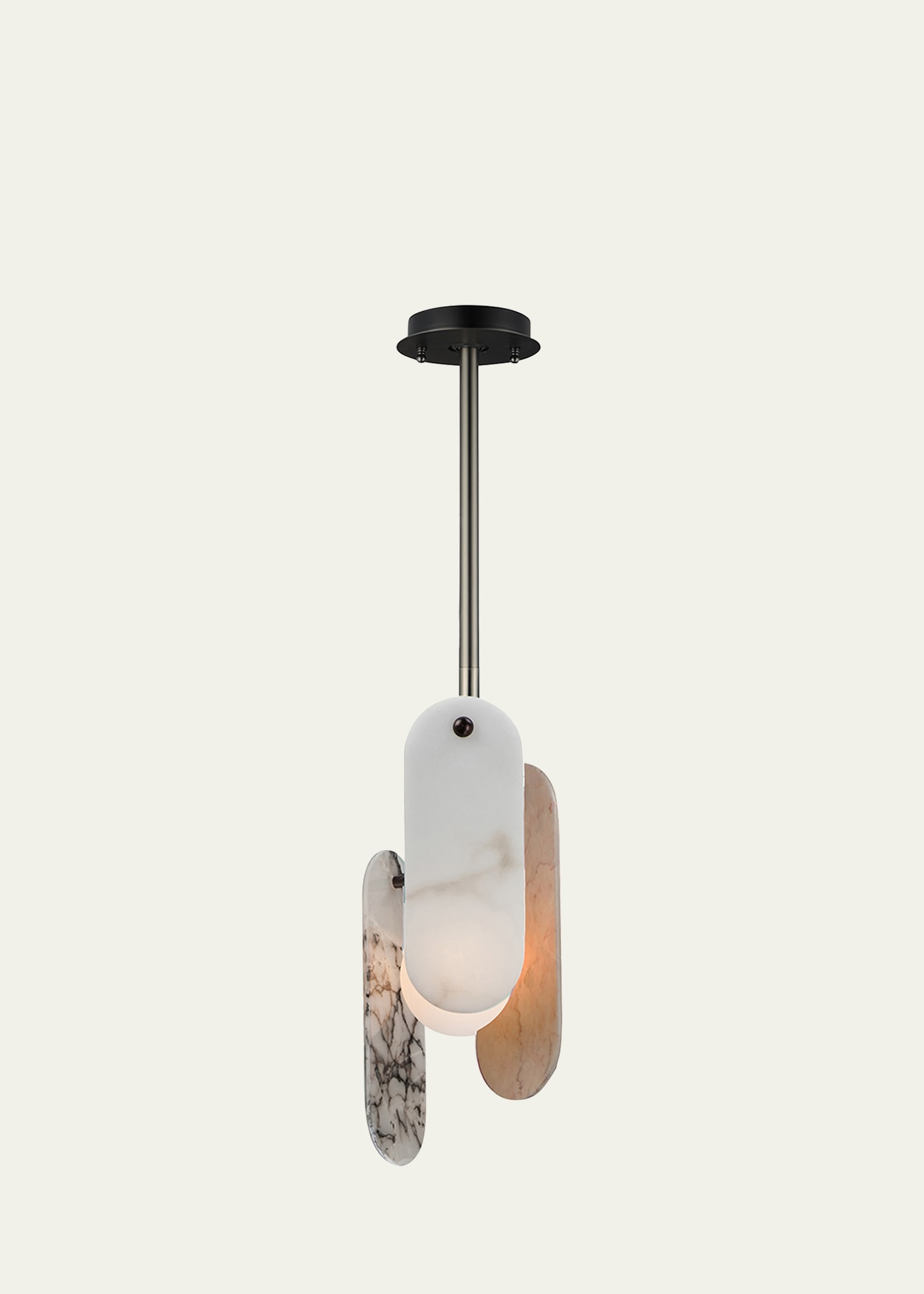 Studio M Nina Magon Megalith Various Stone Stem Hung Pendant Light