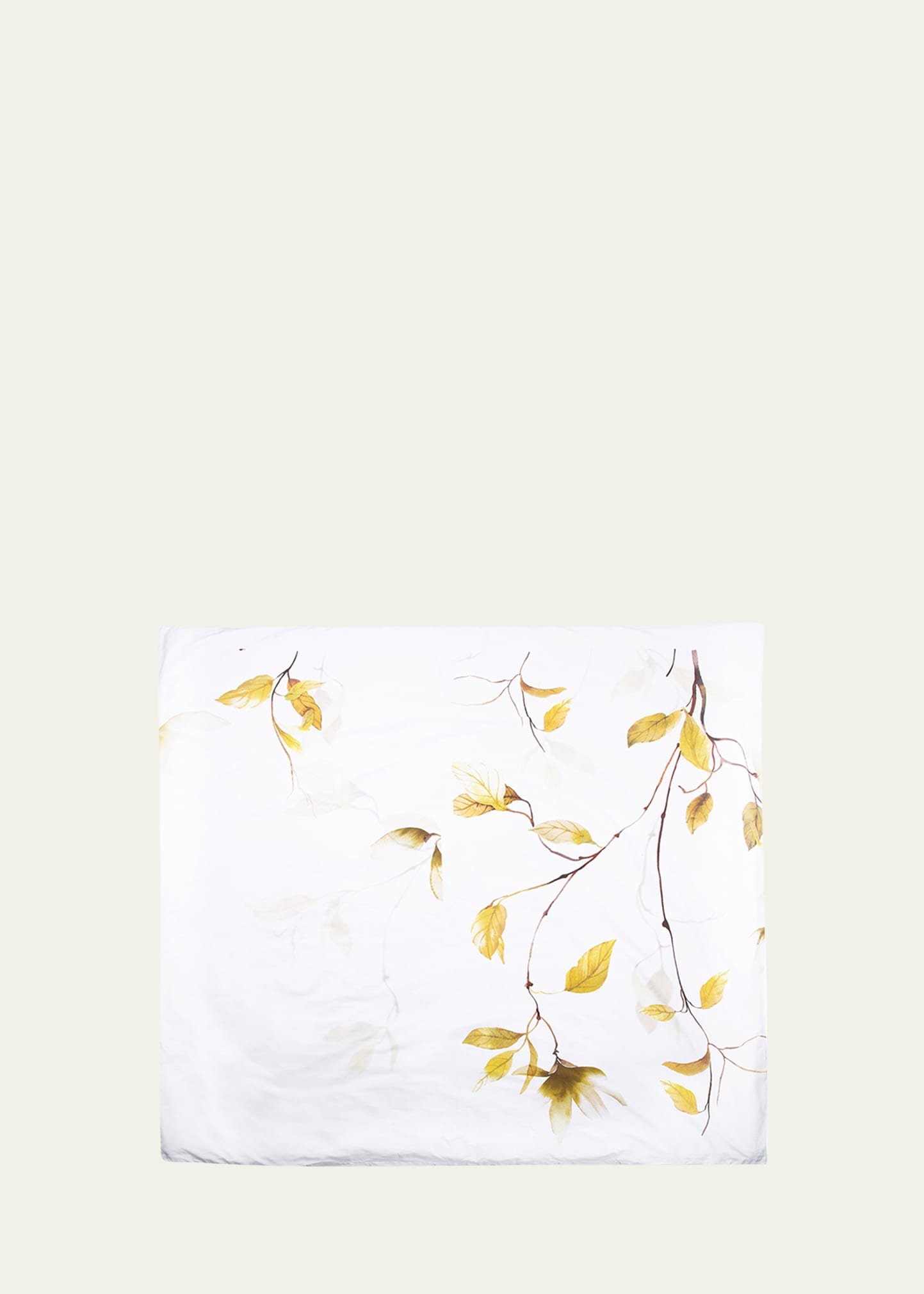 The Lino Japan 500-thread Count King Duvet Cover In Yellow