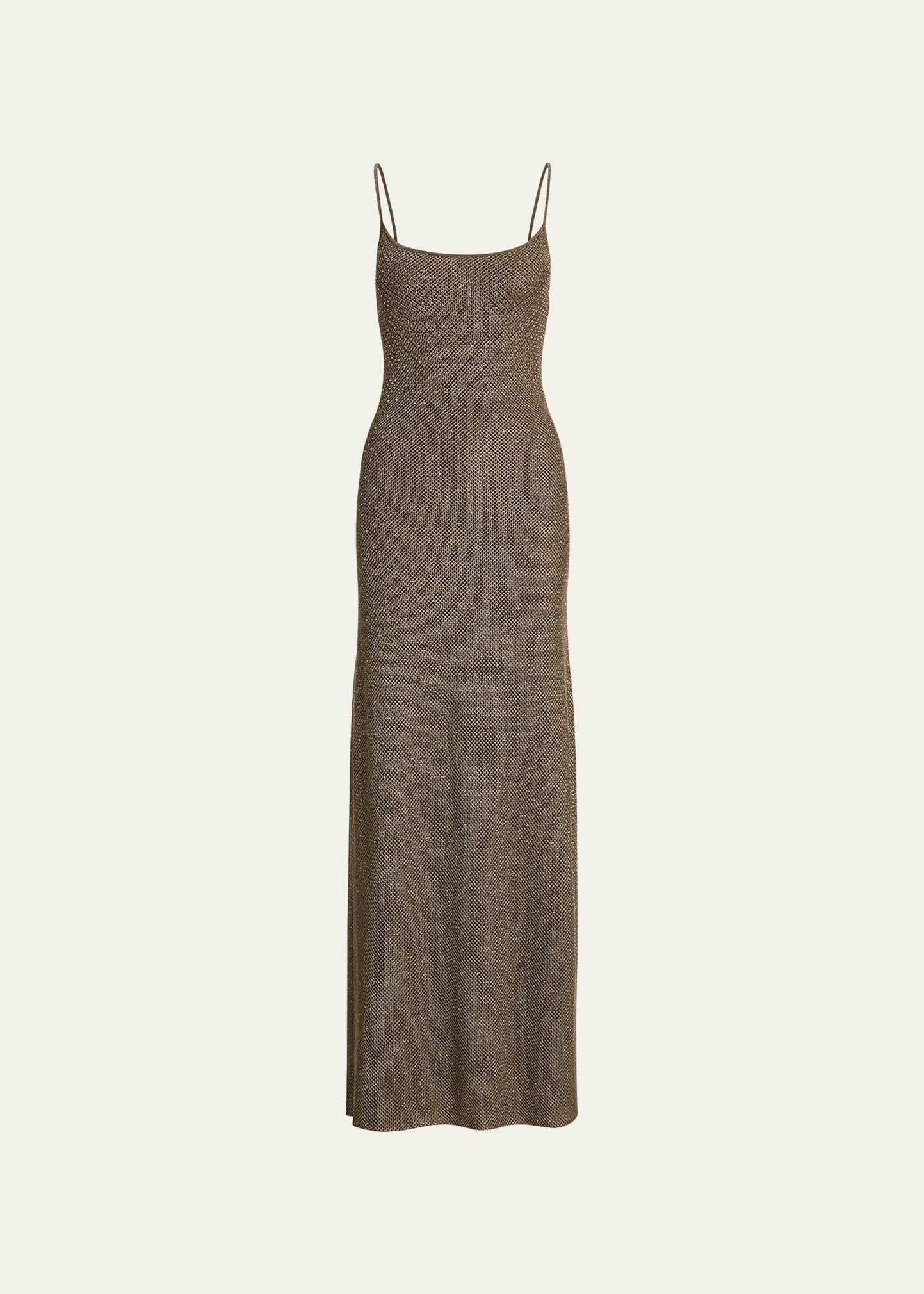 Bead-Embellished Slip Dress