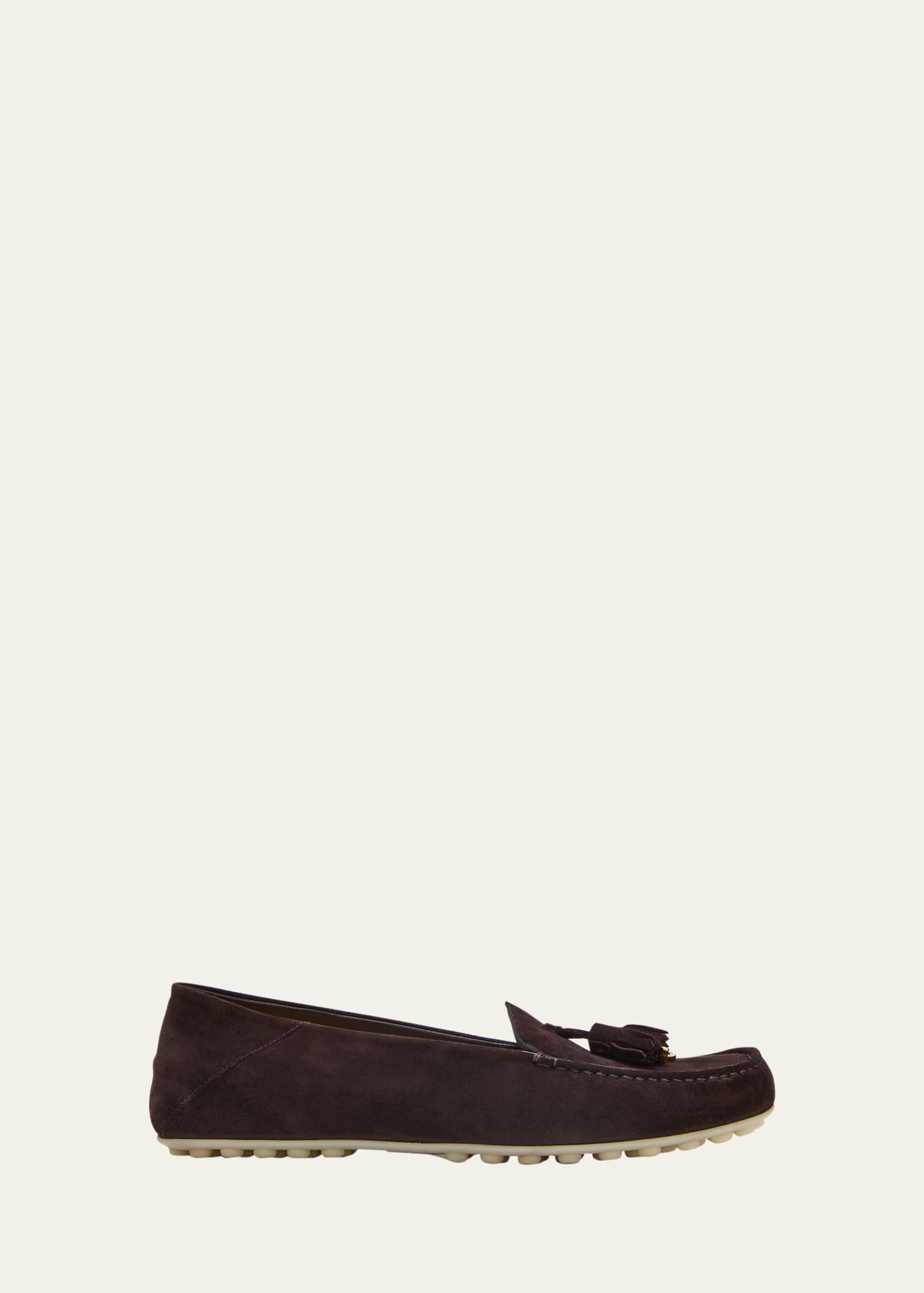 Suede Tassel Moccasin Loafers