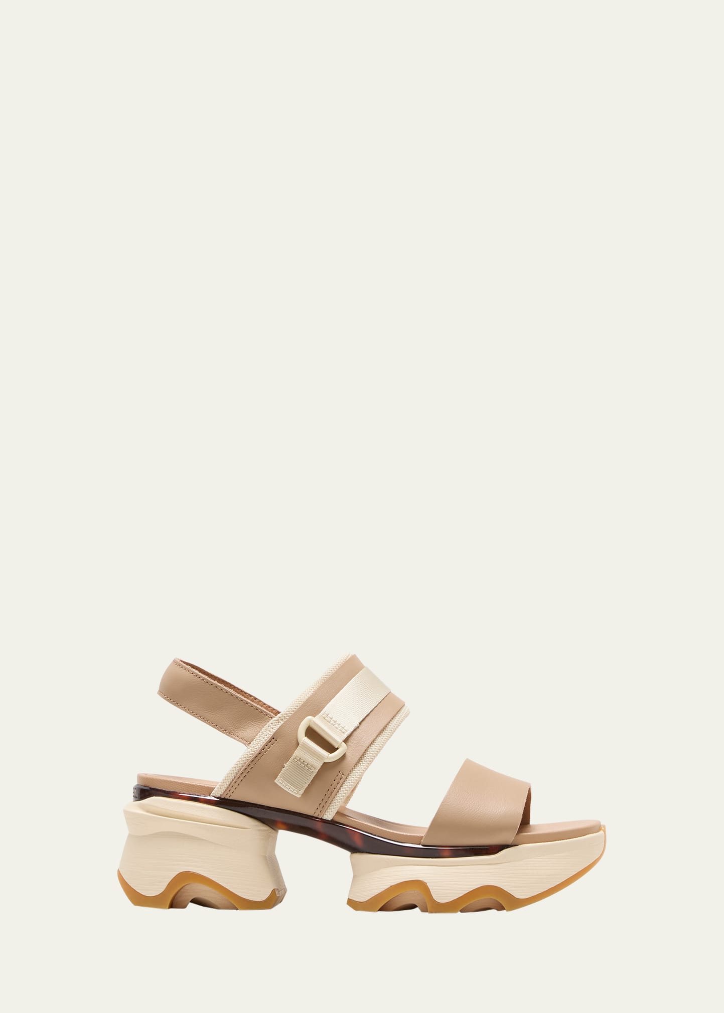 Shop Sorel Kinetic Impact Slingback Sandals In Honest Beige Hone