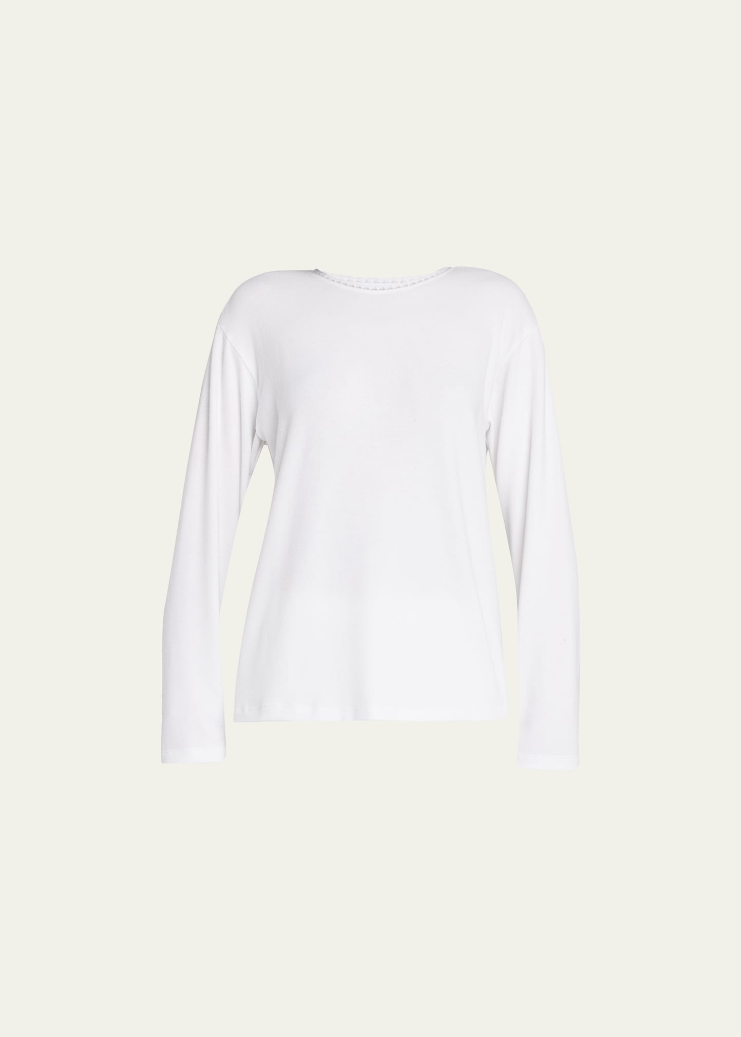Andine Seraphina Lace-Trim Long-Sleeve T-Shirt