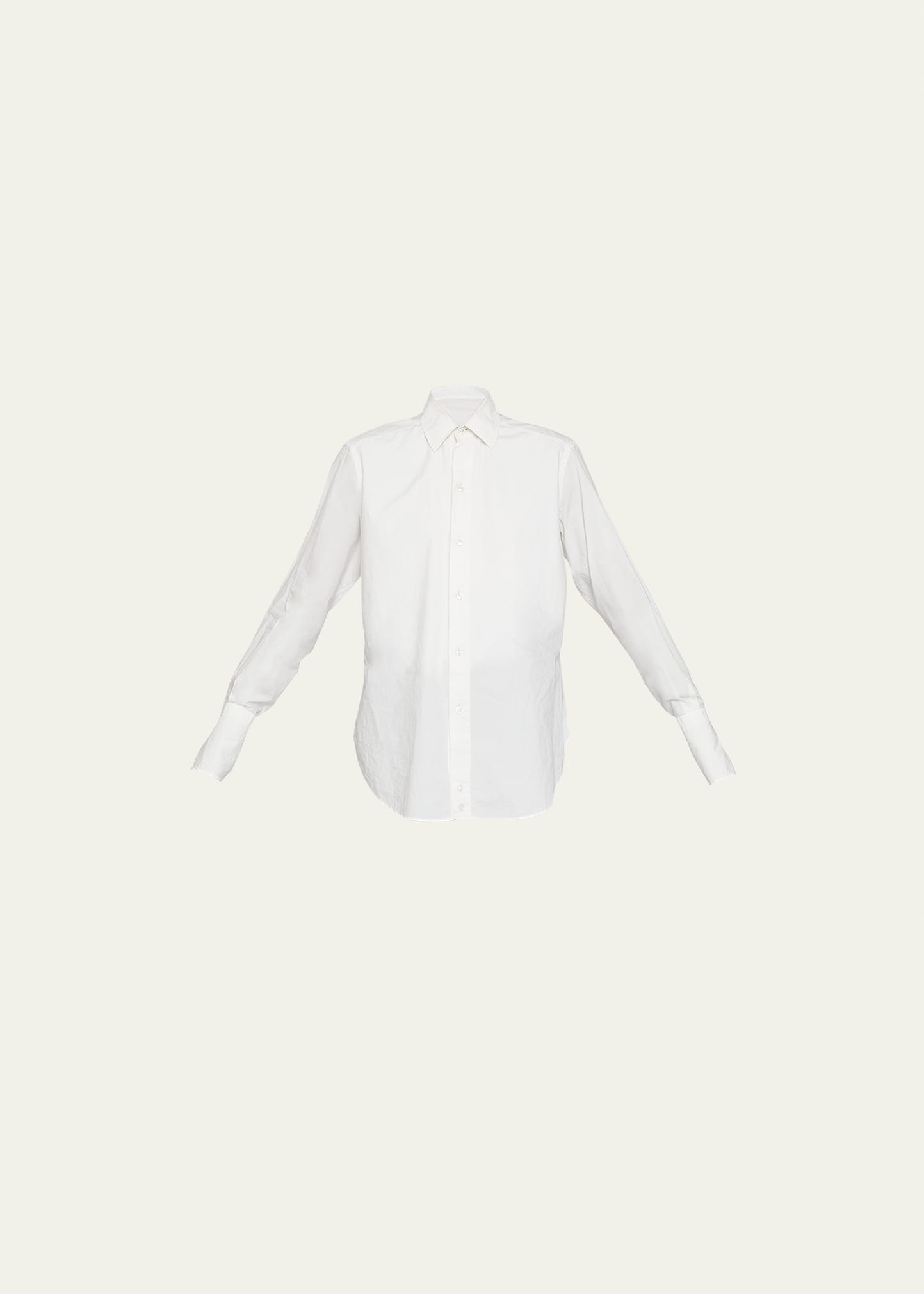 Button-Down Poplin Shrunken Shirt