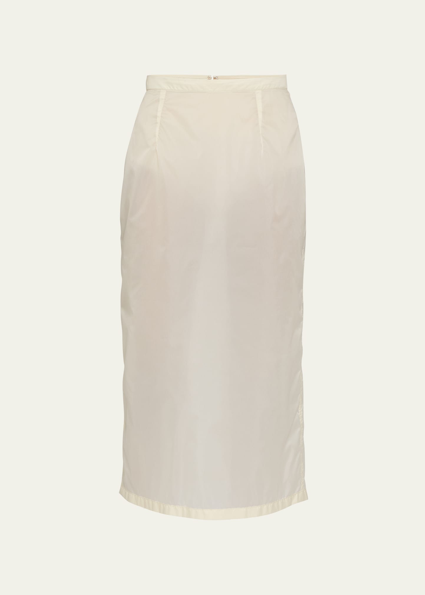 Sheer A-Line Midi Skirt