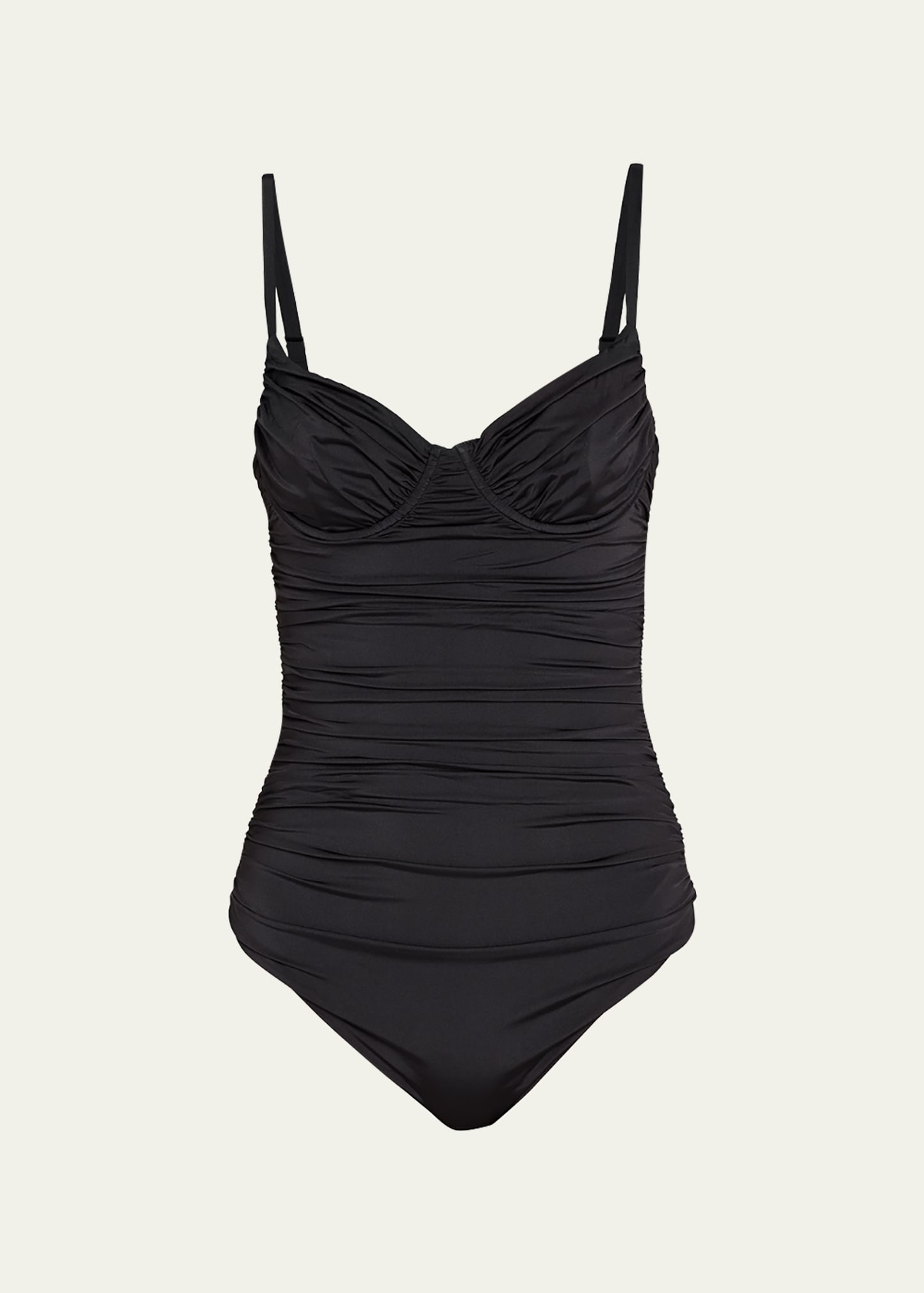 Eloi Ruched Underwire One-Piece Swimsuit