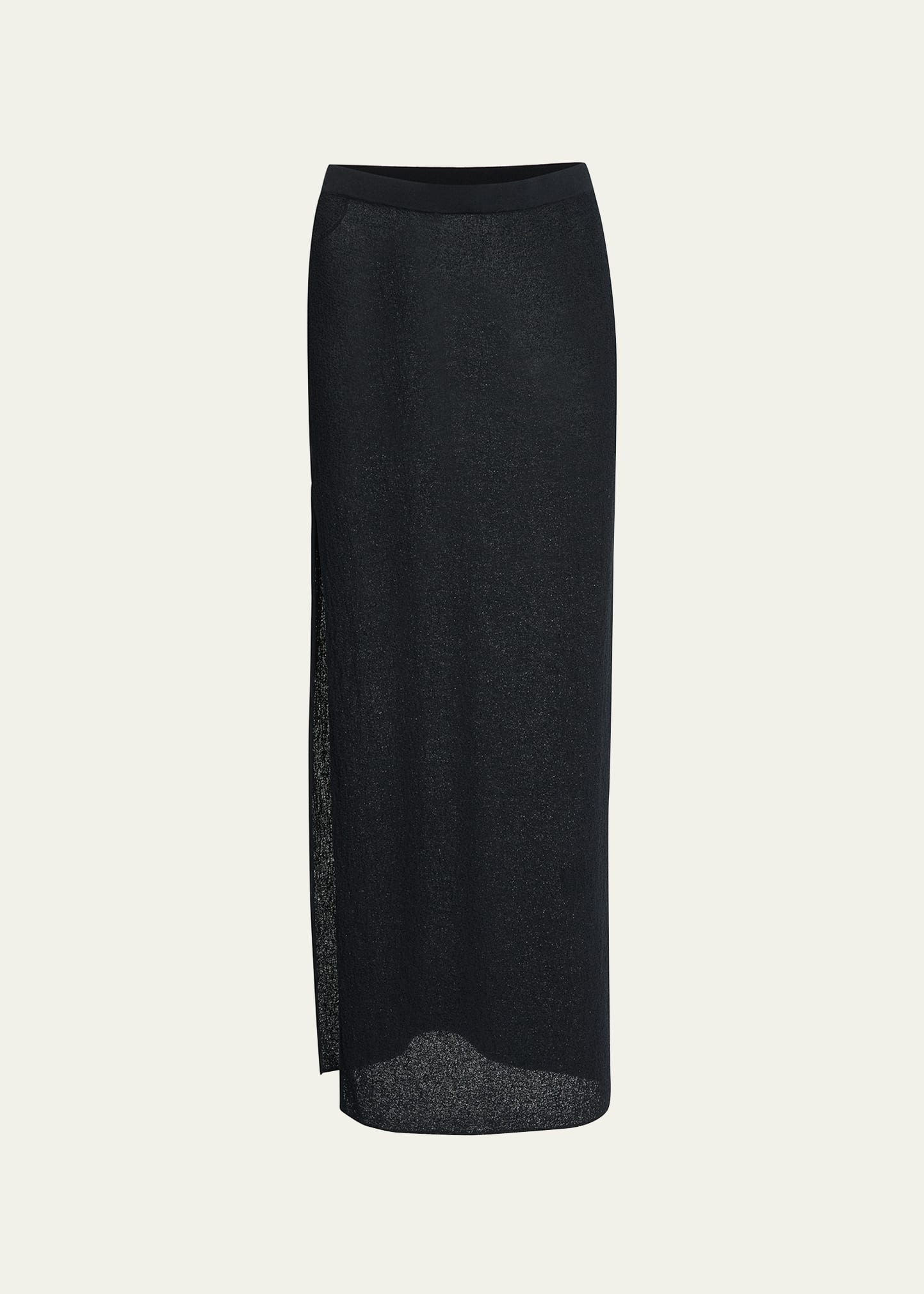 Sir Women's Lucelia Cotton-silk Midi Skirt In Black