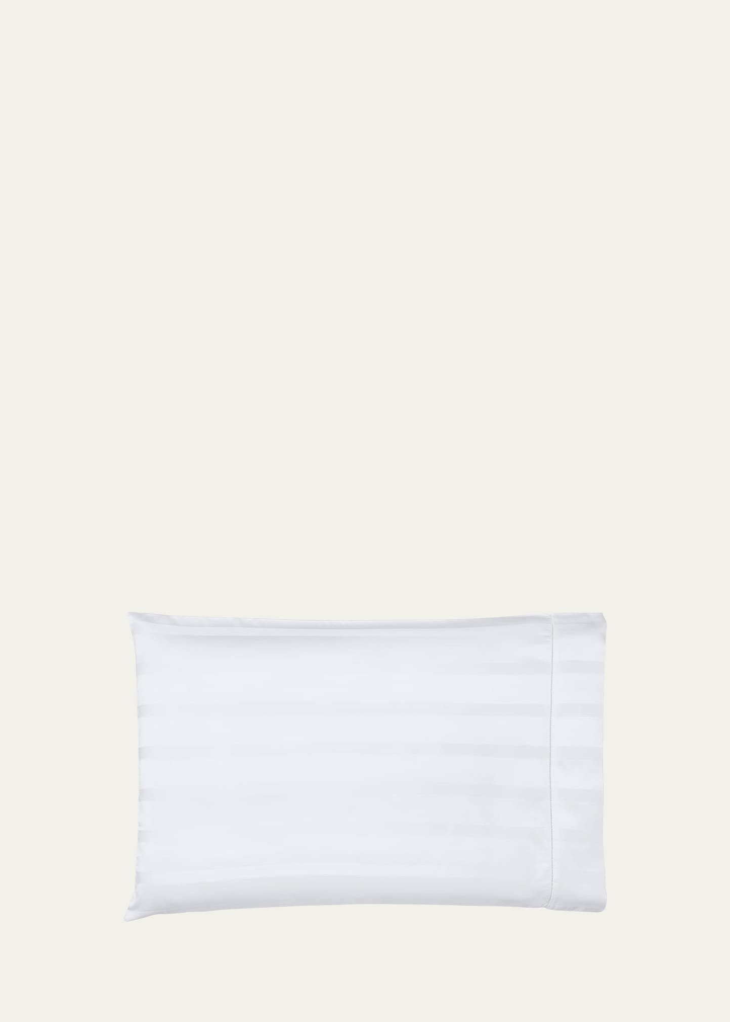 Sferra Giza 45 Stripe Standard Pillowcase In White