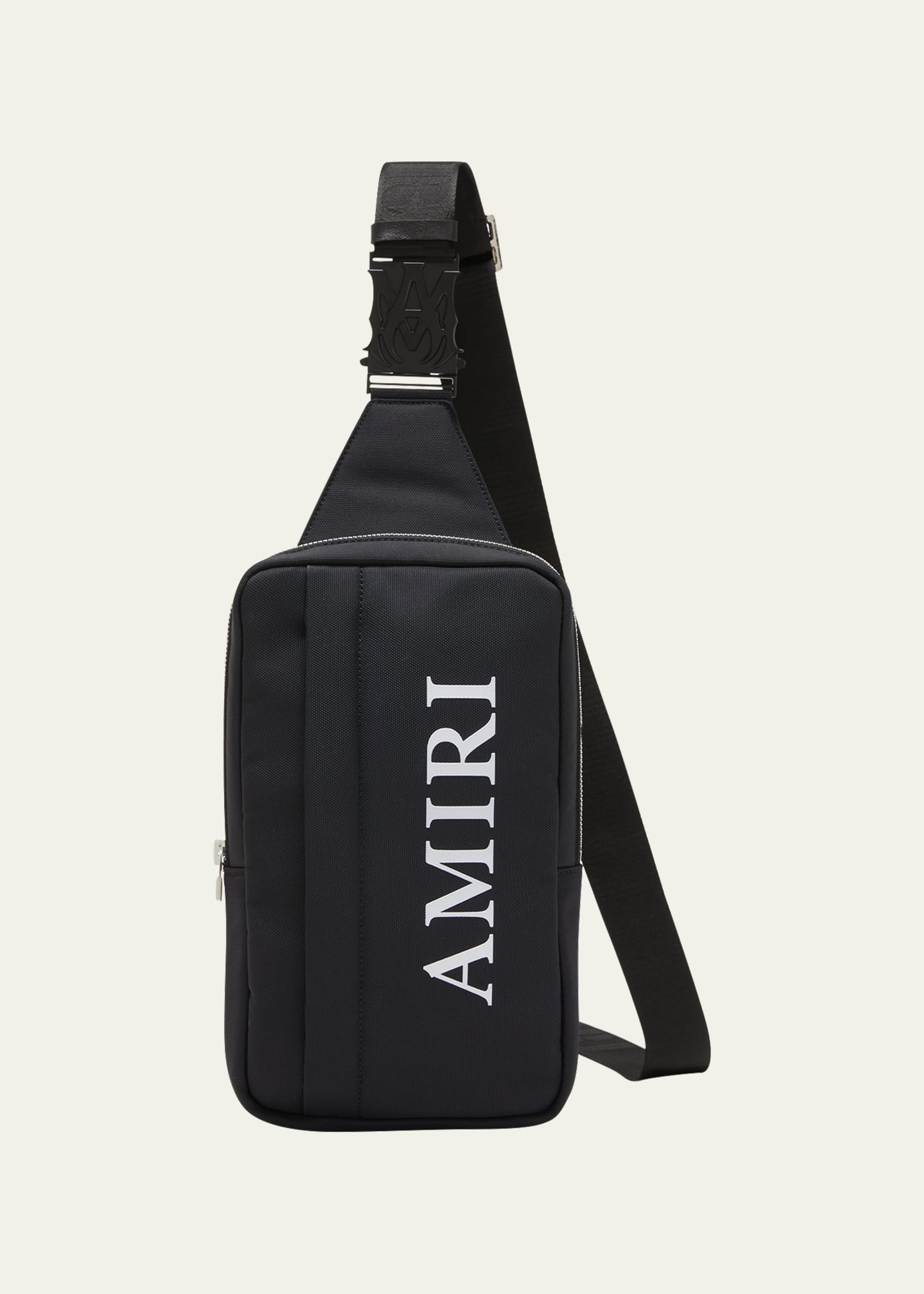 AMIRI - Black belt bag with textured logo AW23MHP002 - buy with