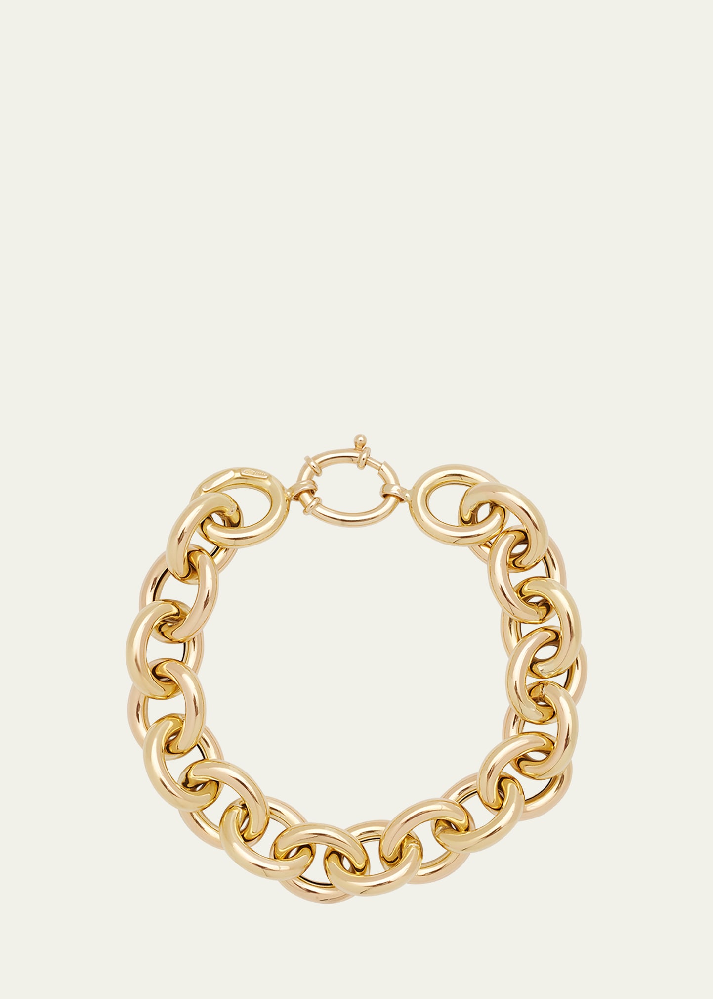 18K Yellow Gold Chain Link Bracelet