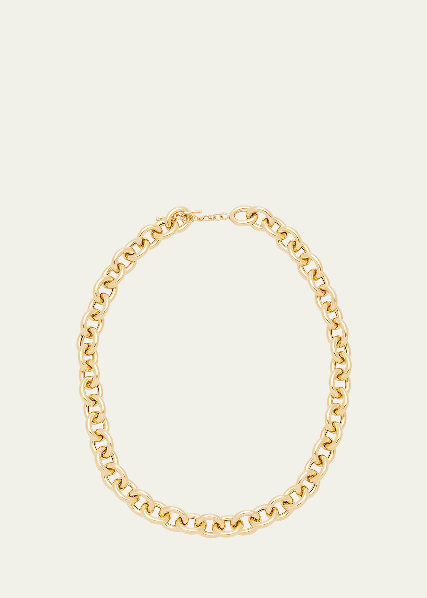 18K Yellow Gold 20" Chain Link Necklace