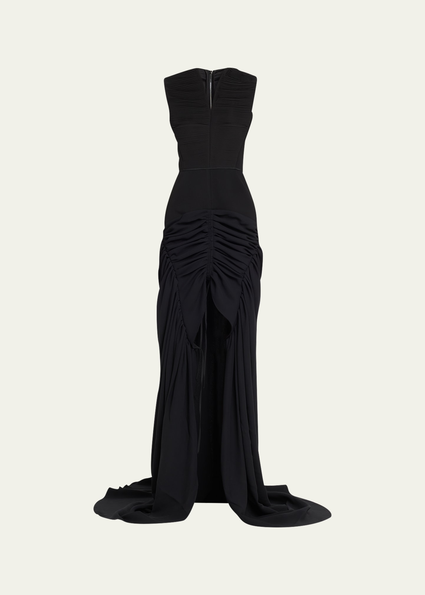 MATICEVSKI TOTEM RUCHED GOWN