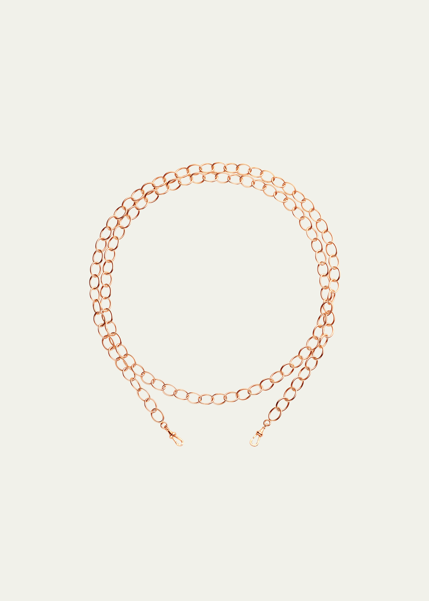 18k Rose Gold Micro Rosa Chain Necklace