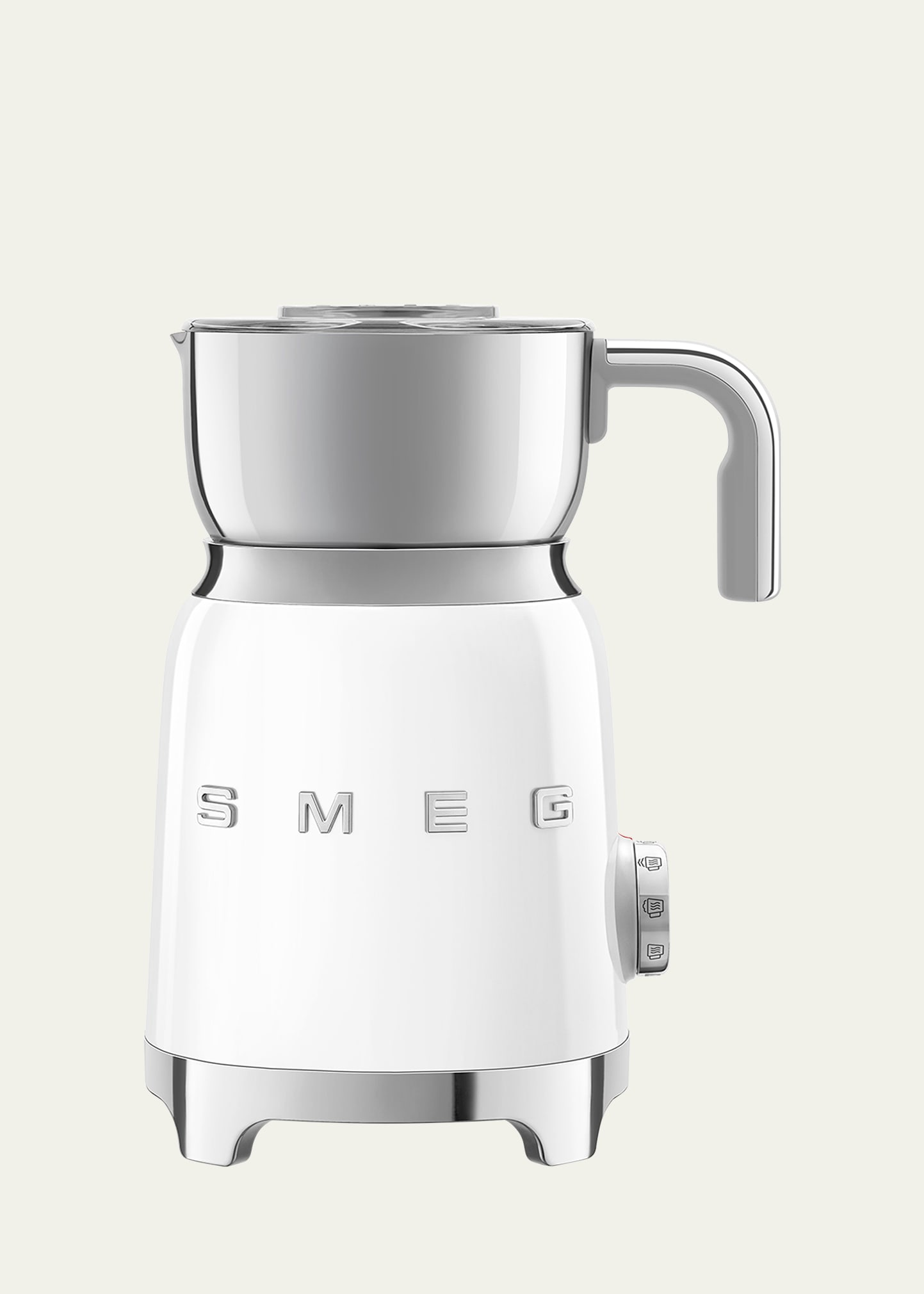 Smeg Retro-style Milk Frother In White