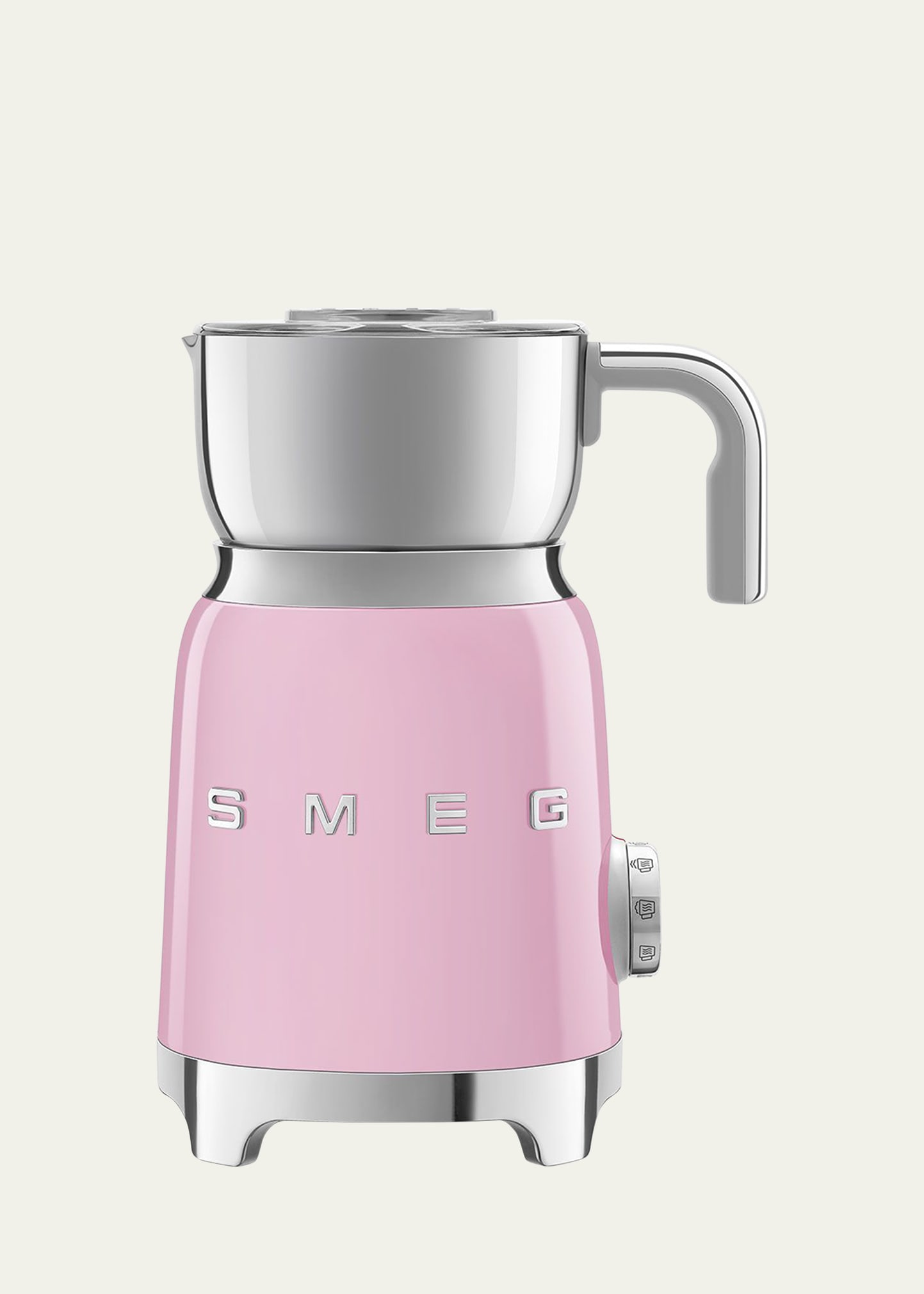Smeg Retro-style Milk Frother In Pink