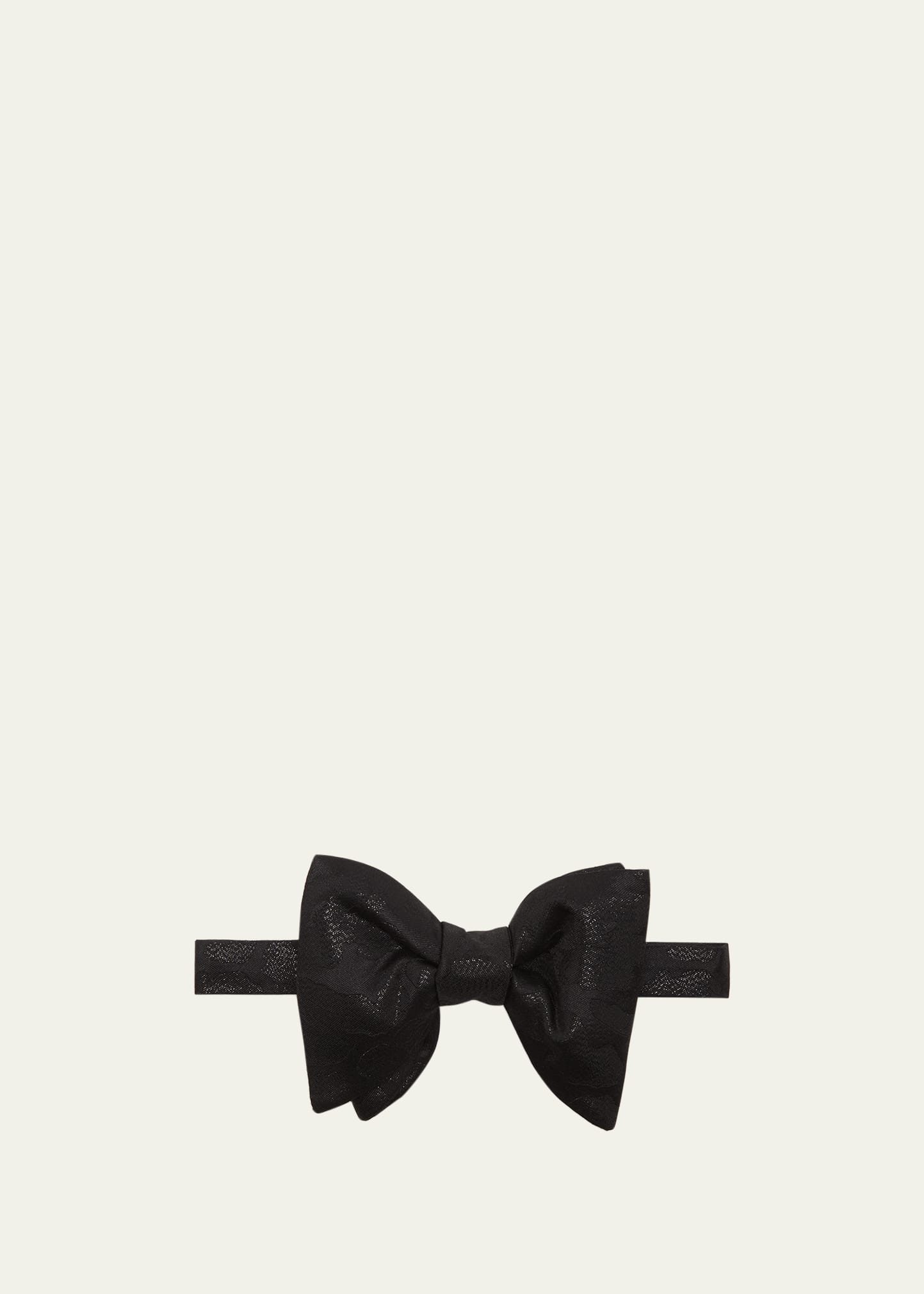 TOM FORD Men's Sparkle Silk Jacquard Bow Tie | Smart Closet