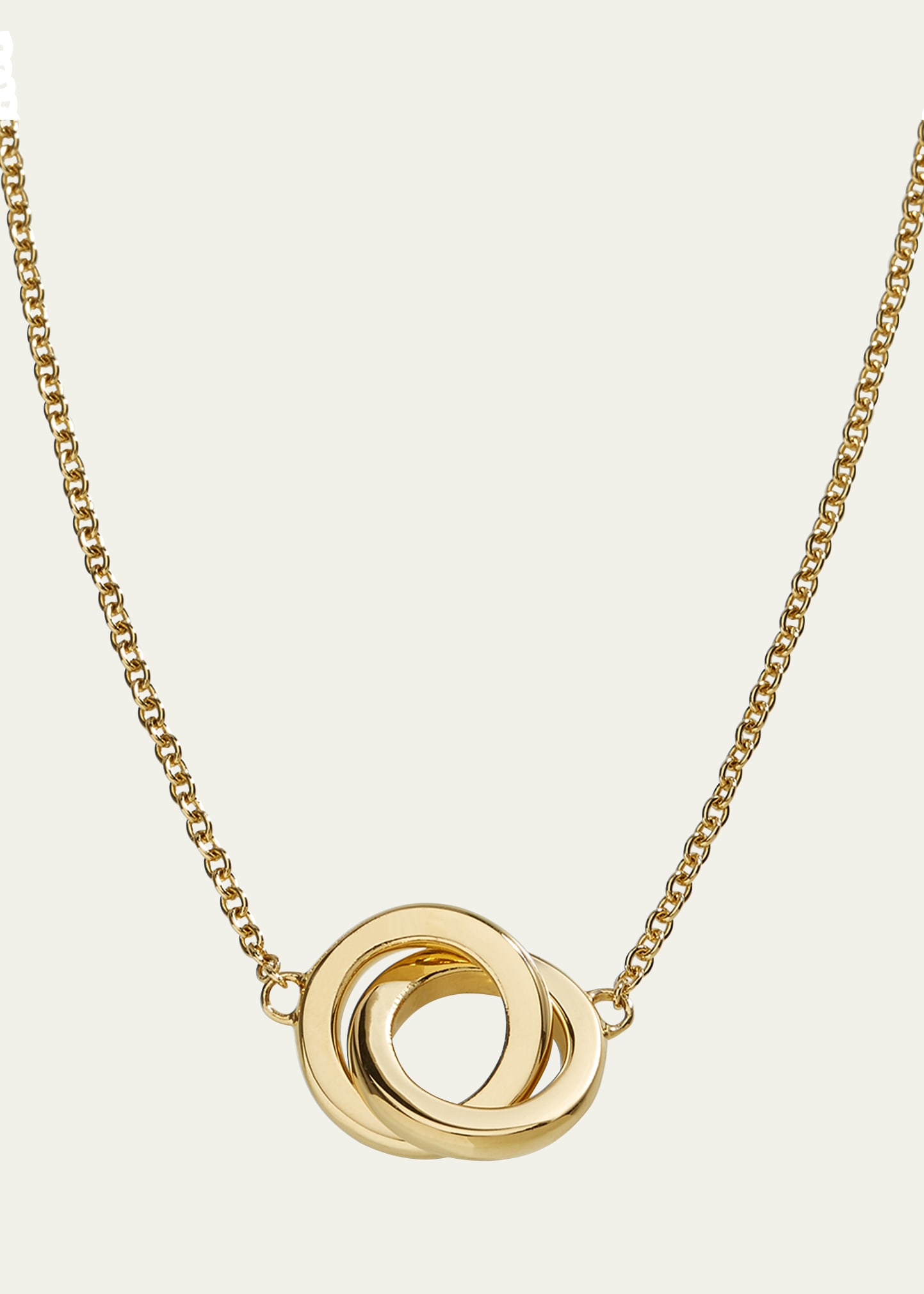 Duetto 18k Gold Chain Pendant Necklace