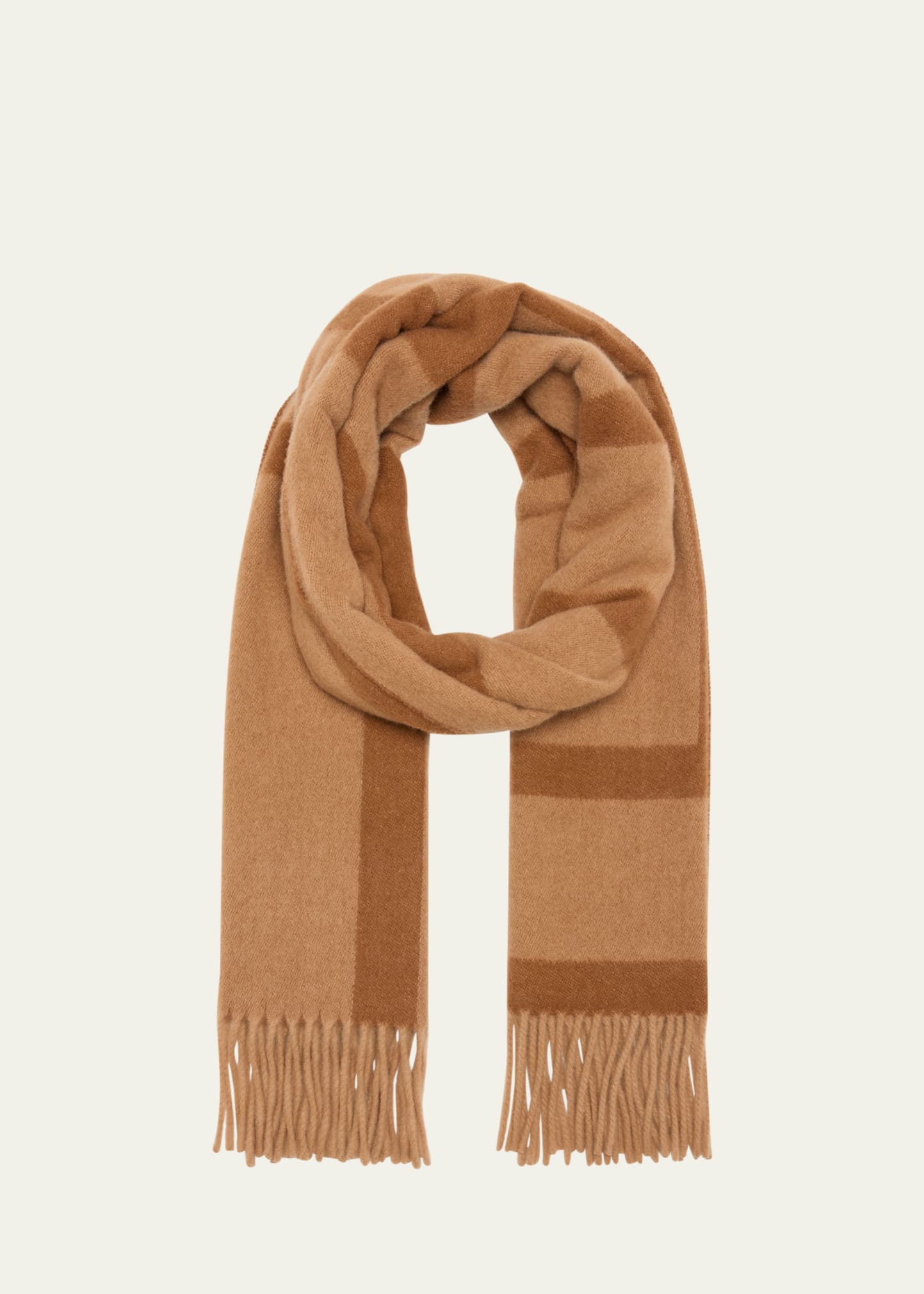 Jacquard Monogram Wool Scarf