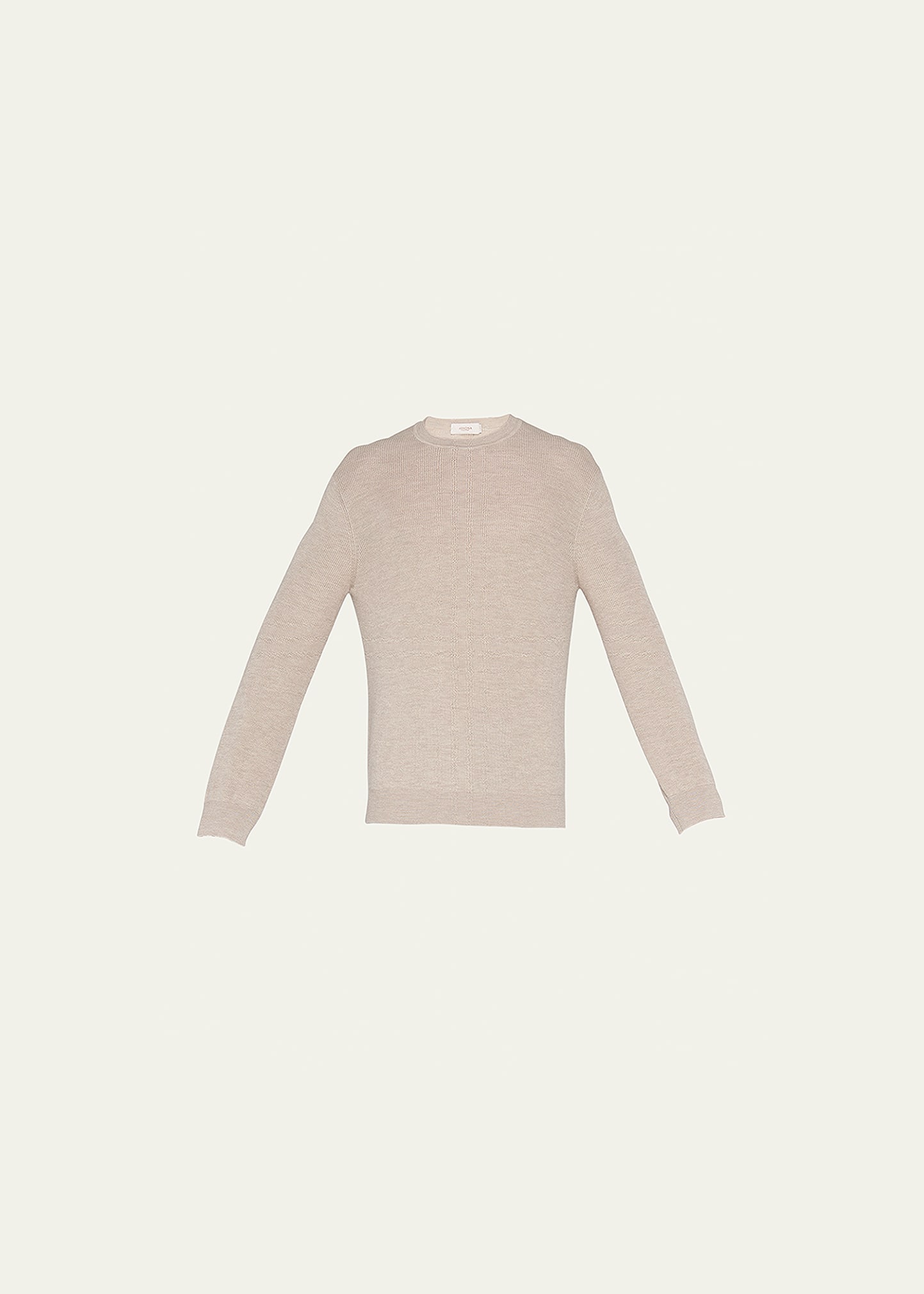 Men's Cashmere Rib Crewneck Sweater