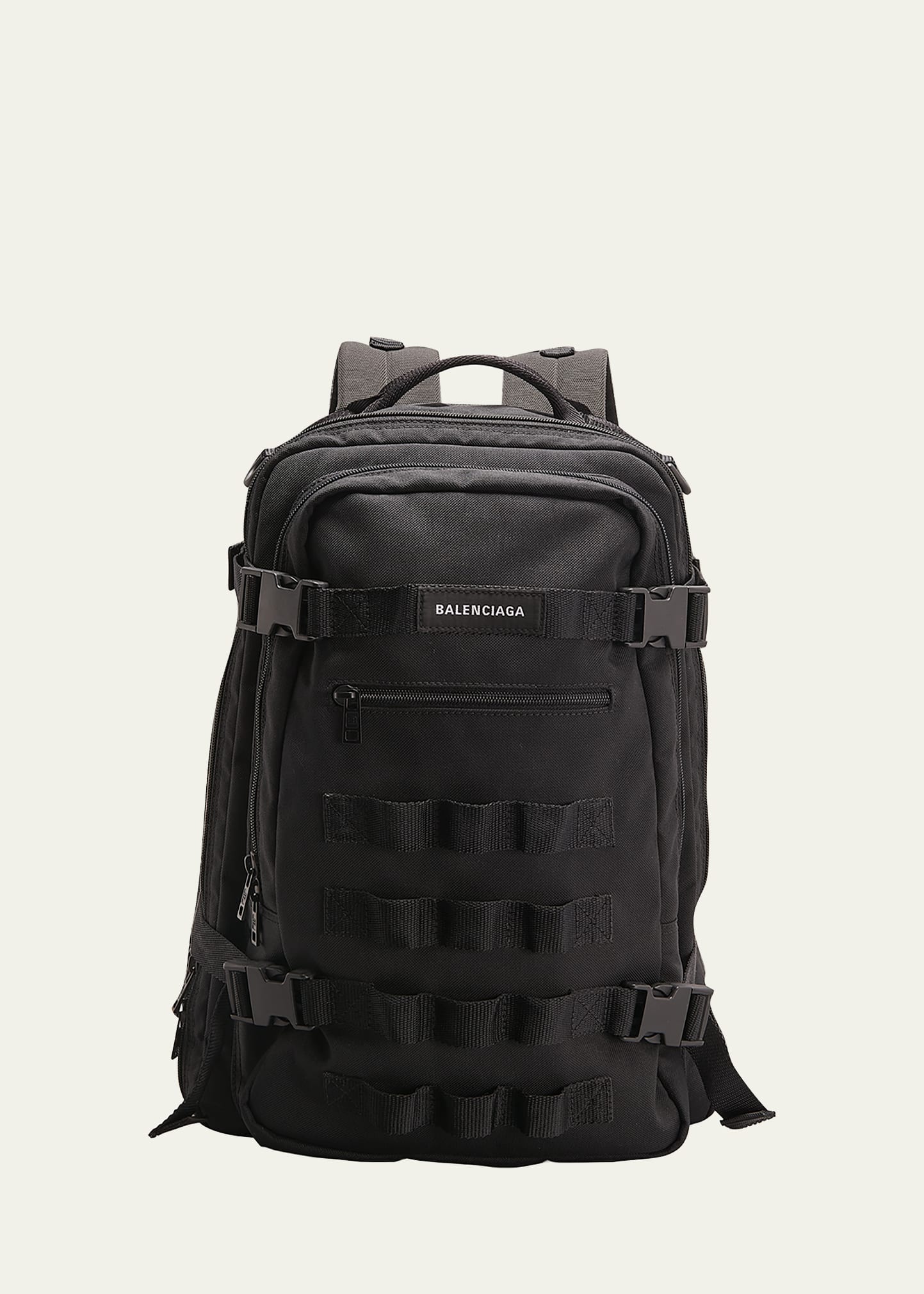 Balenciaga Army Space Small Backpack In Black