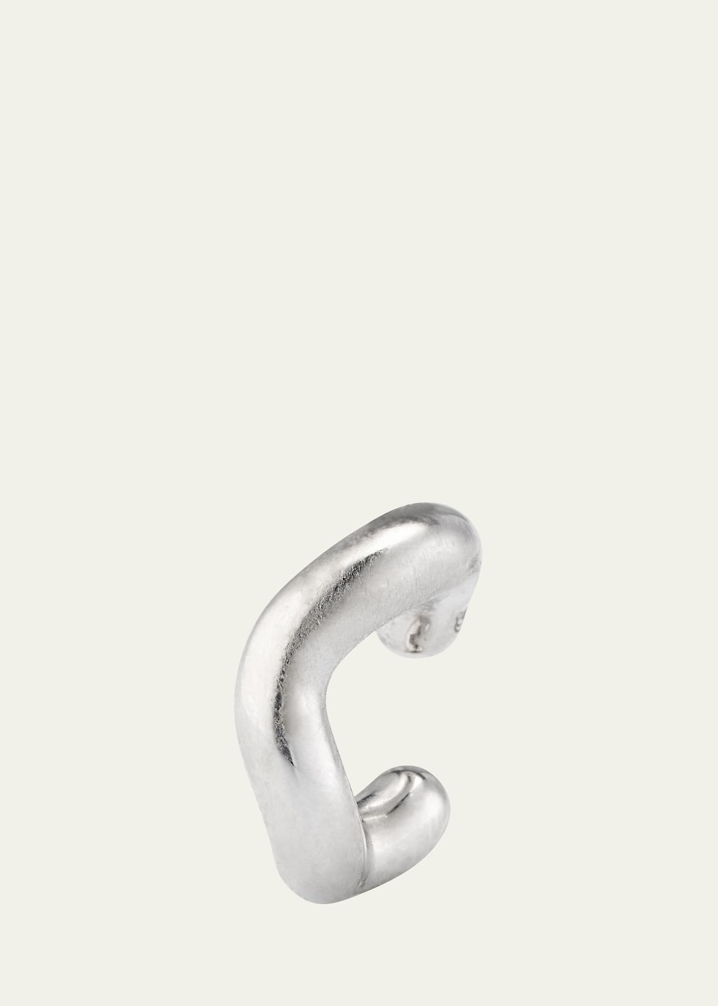 Charlotte Chesnais Wave Ear Cuff In Sterling Silver, Single