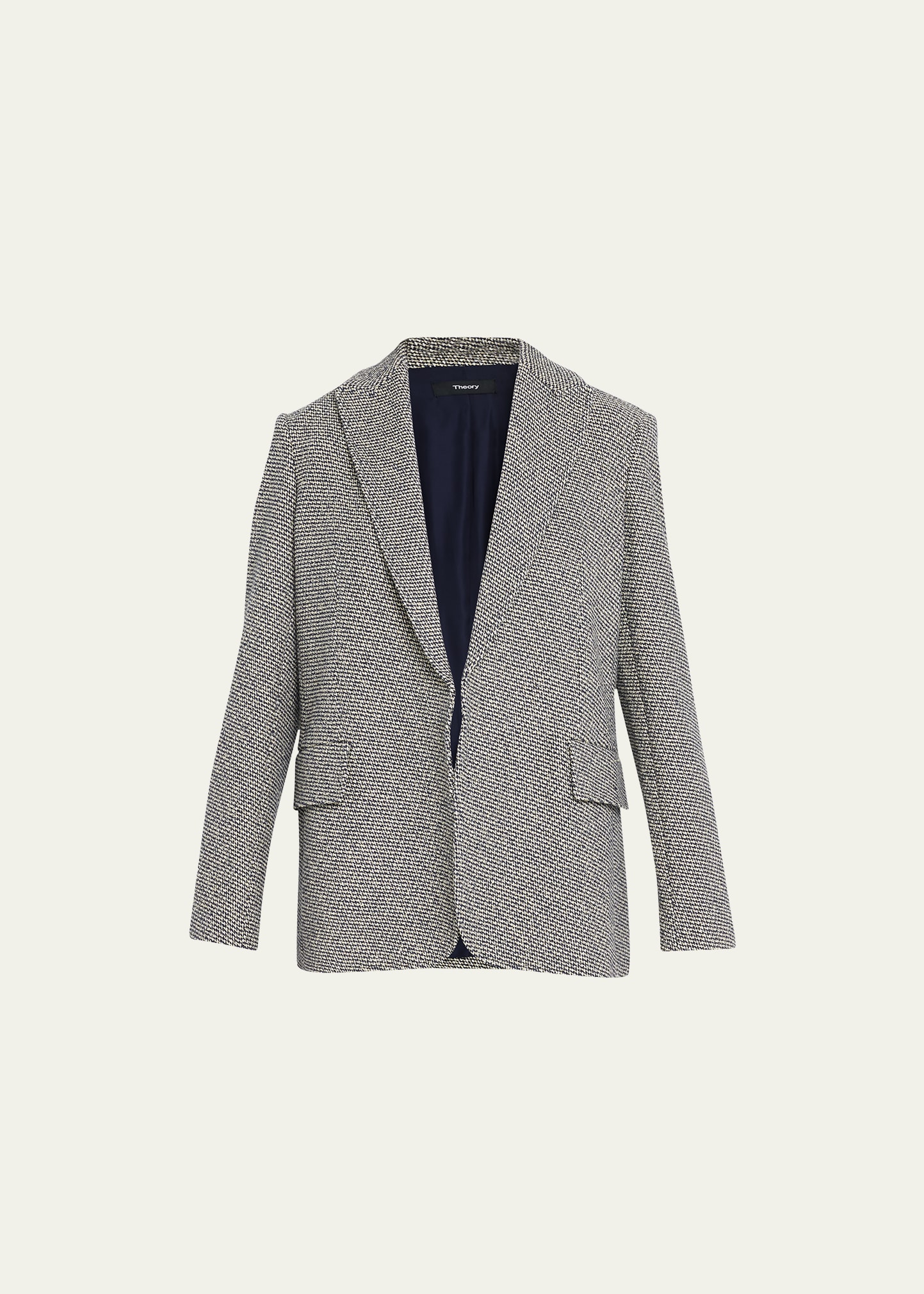 Theory Stretch Tweed Bomber Jacket | Smart Closet