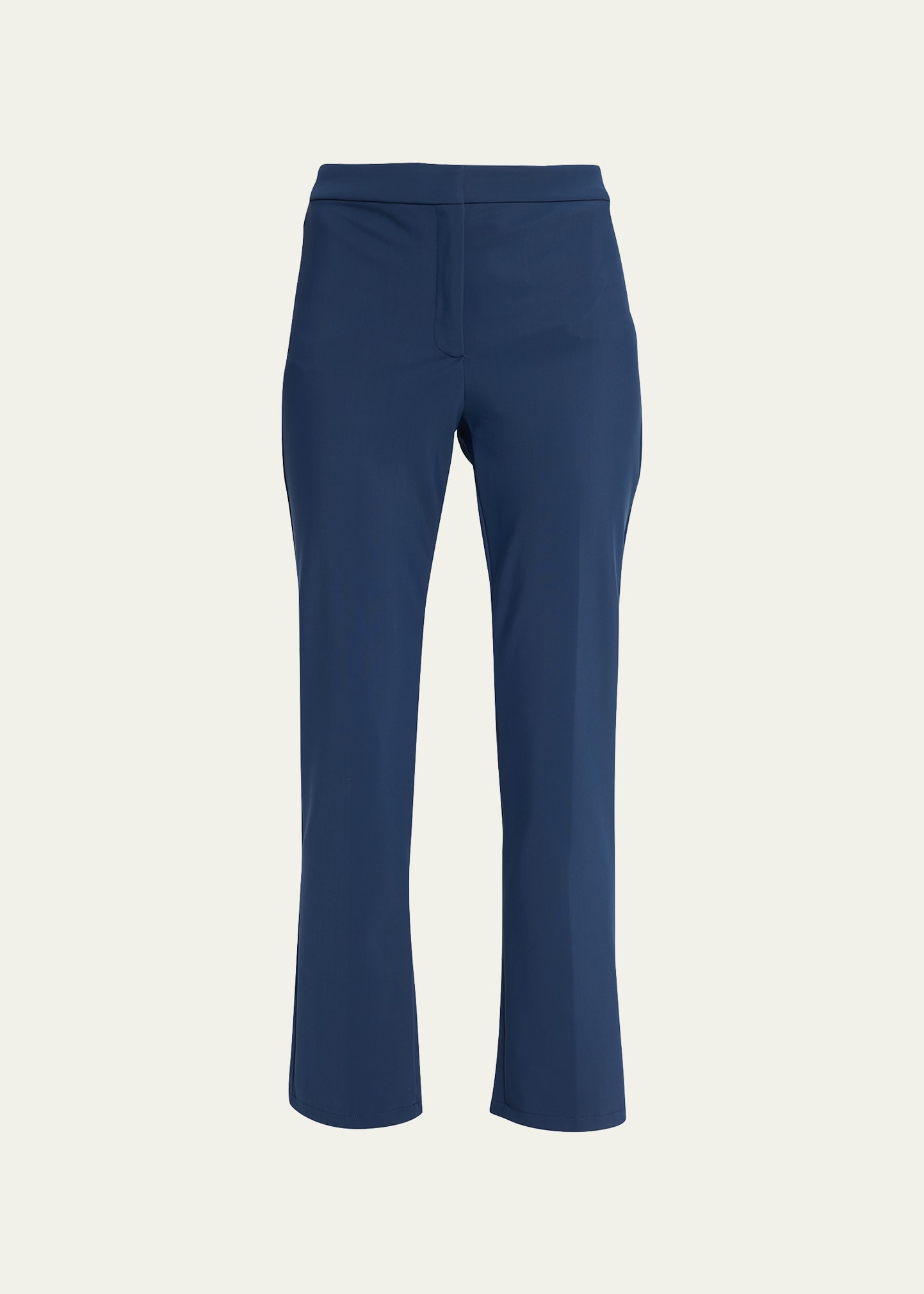 Theory Precision Ponte Slim Kick Pants In Nav