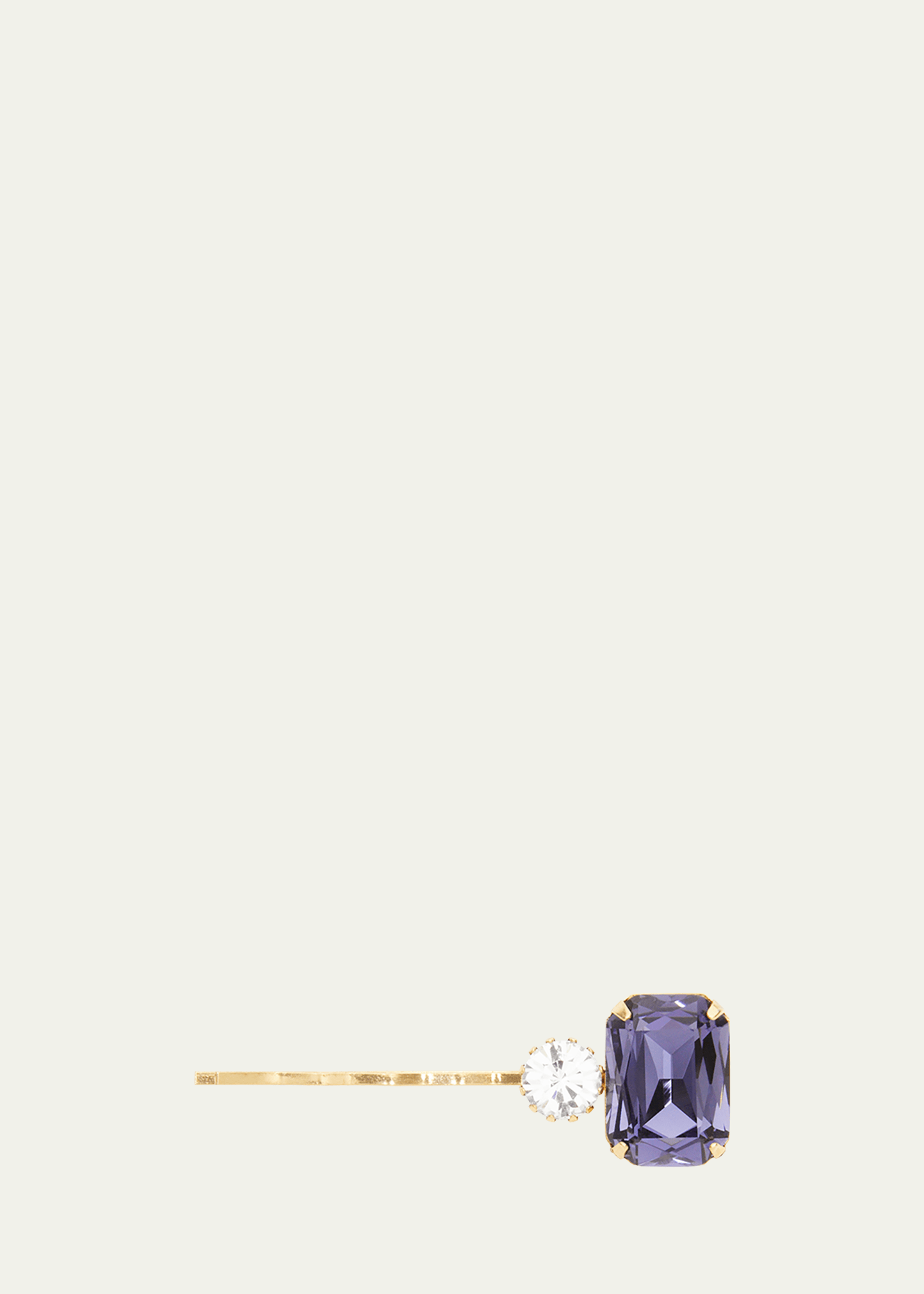 Jennifer Behr Gemma Crystal Bobby Pin In Lilac