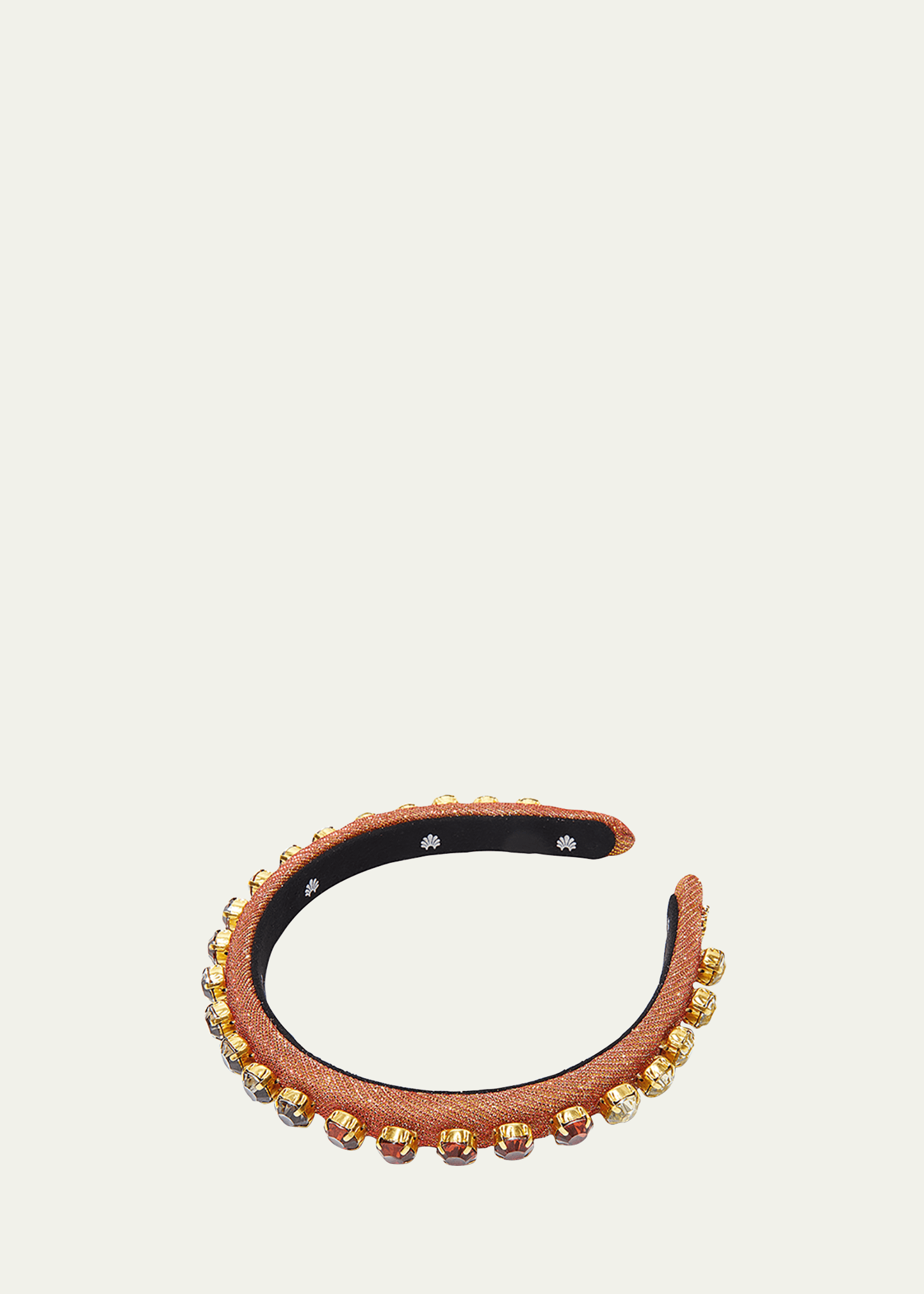 Lele Sadoughi Ombre Embellished Gigi Headband In Copper Ombre