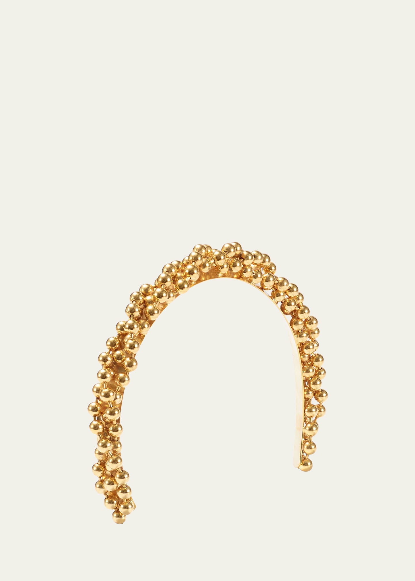 Lelet Ny Emma Ballchain Braided Headband In Gold