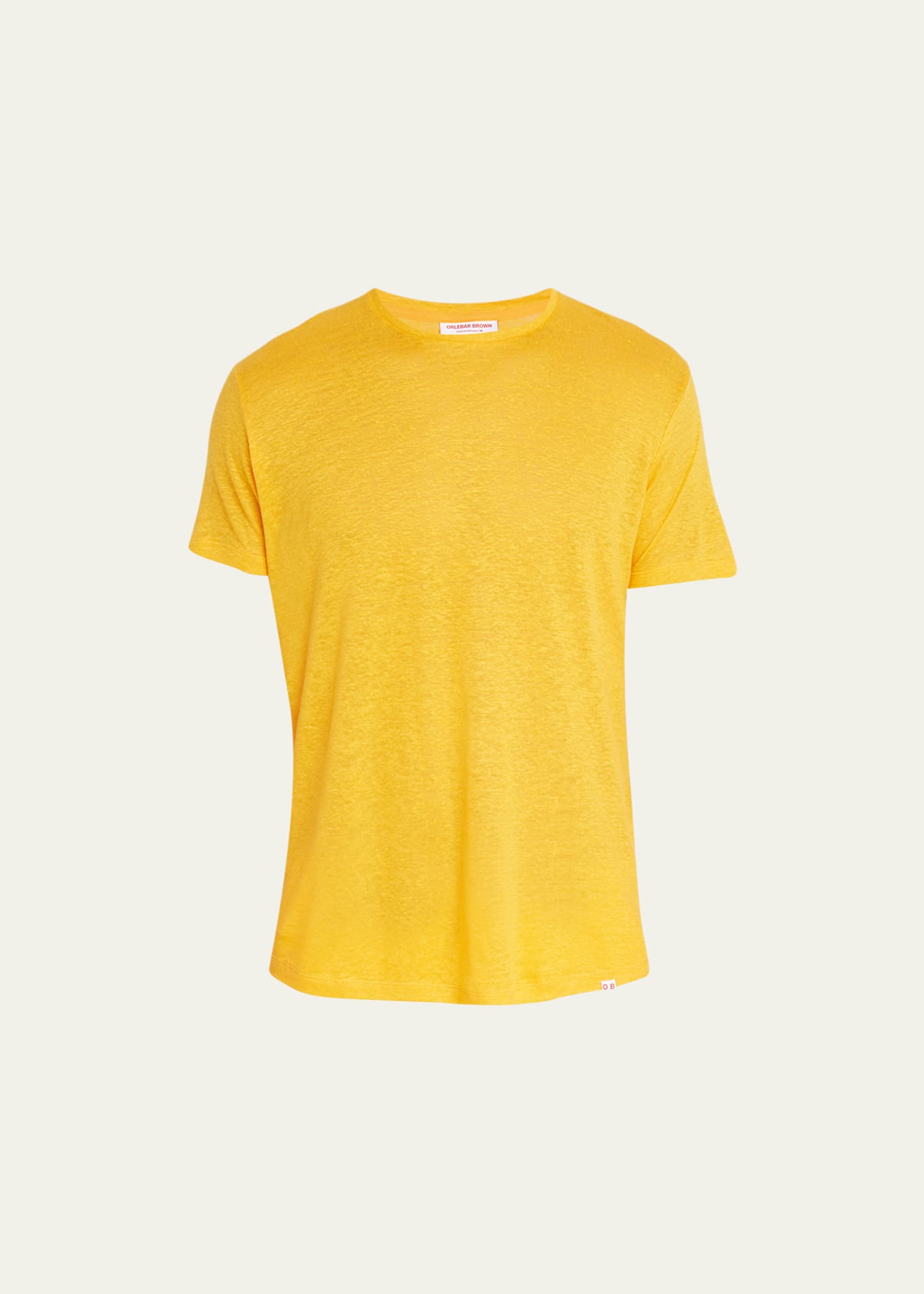 Men's Solid Linen T-Shirt