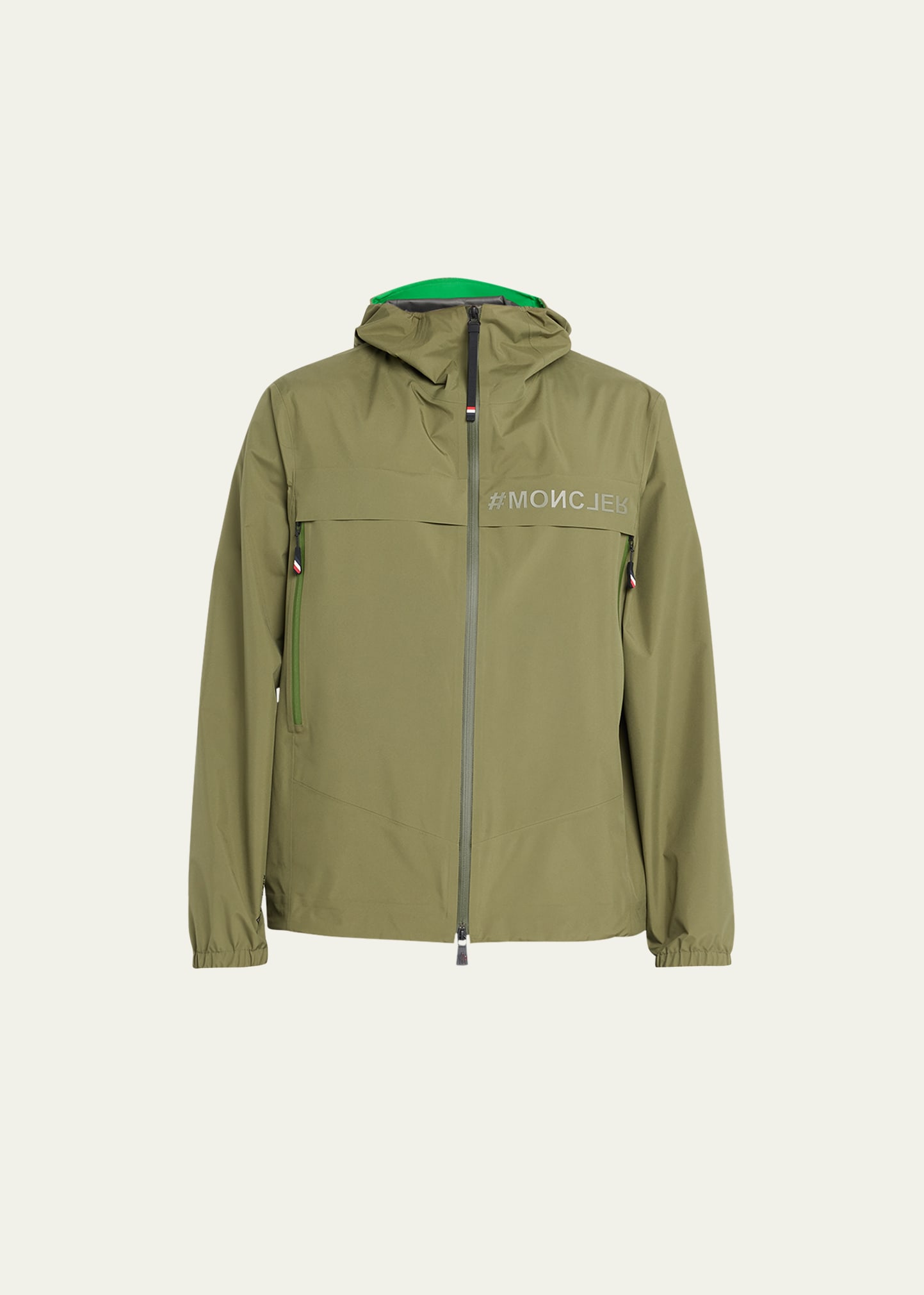 Moncler Shipton Hooded Jacket, Men, Green, Size: 3 In Dark Green