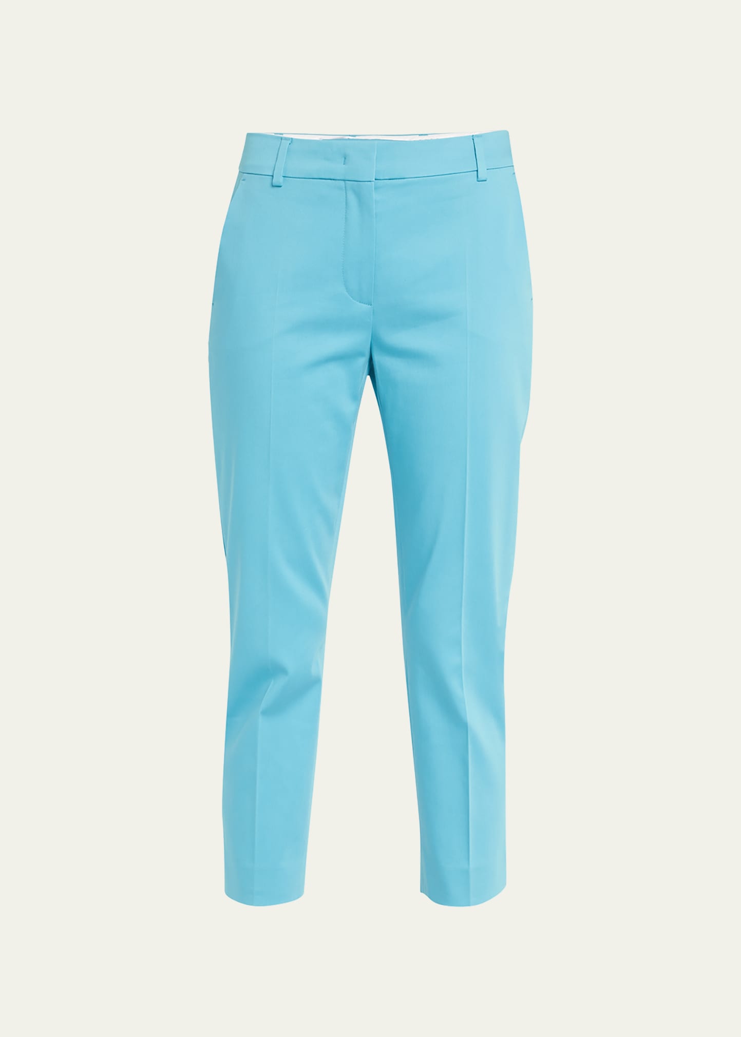 Max Mara Lince Long Straight-leg Trousers In Turquoise | ModeSens