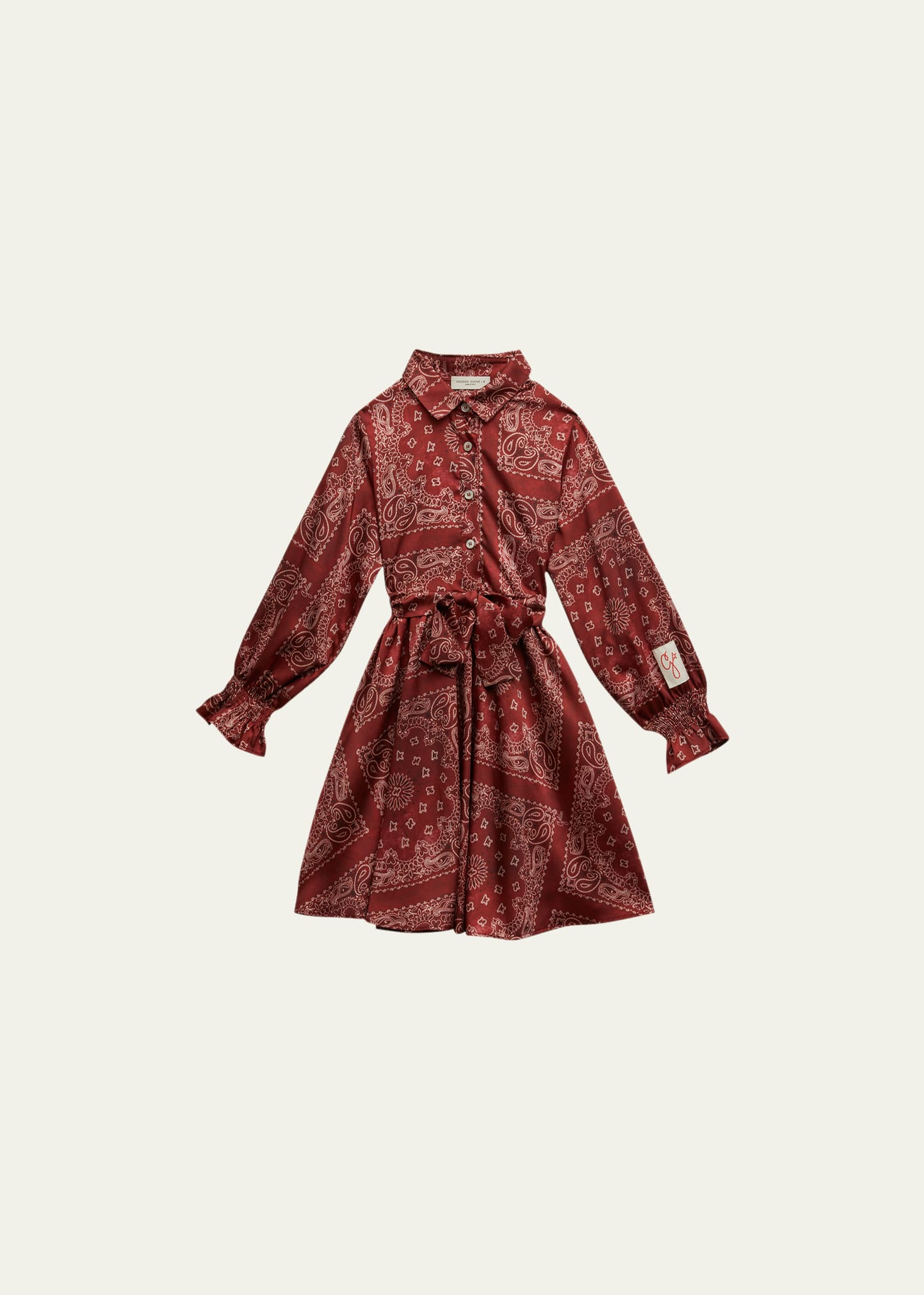 Girl's Paisley-Print Dress, Size 4-10