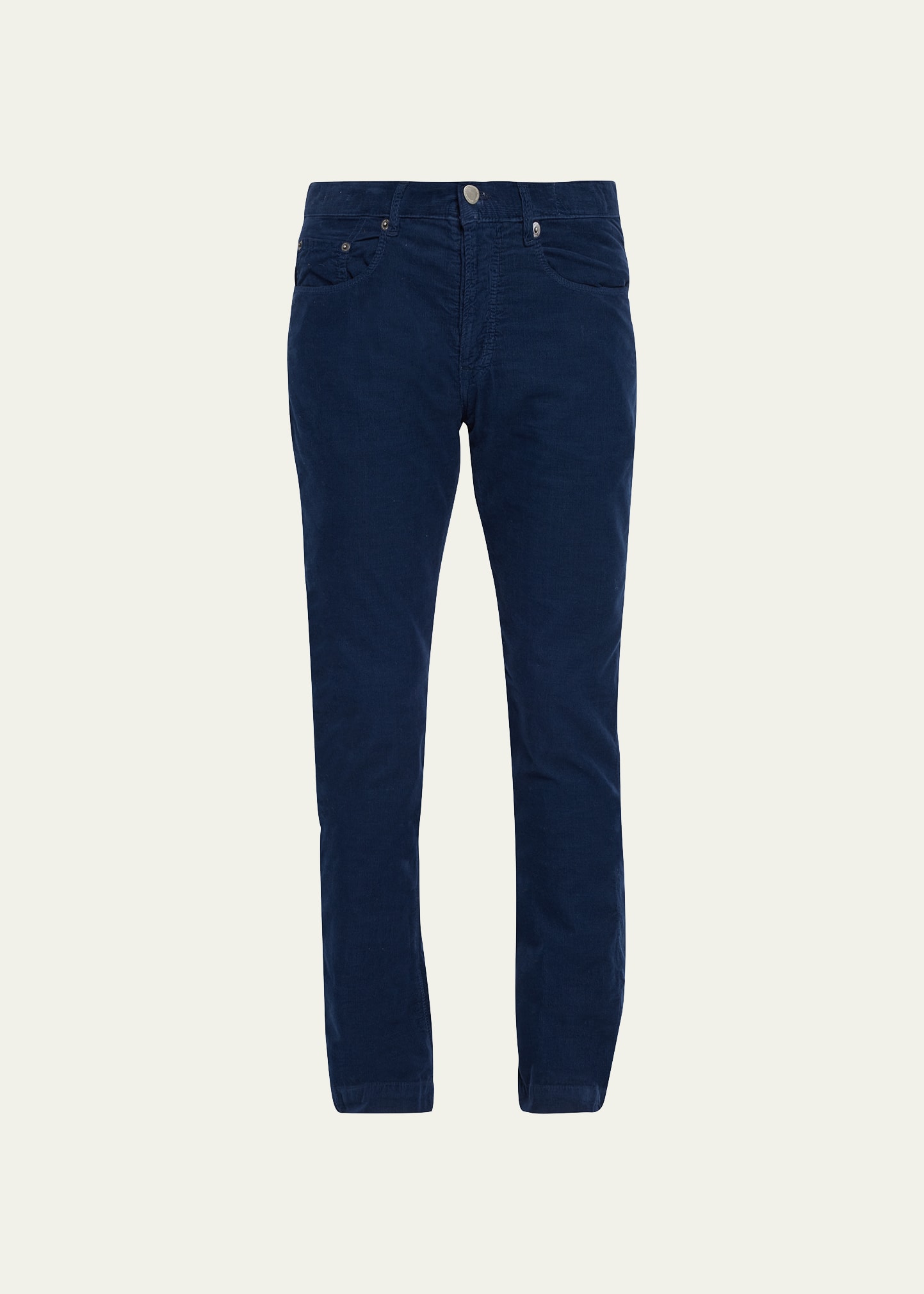 Massimo Alba Men's Corduroy 5-pocket Pants In Blu