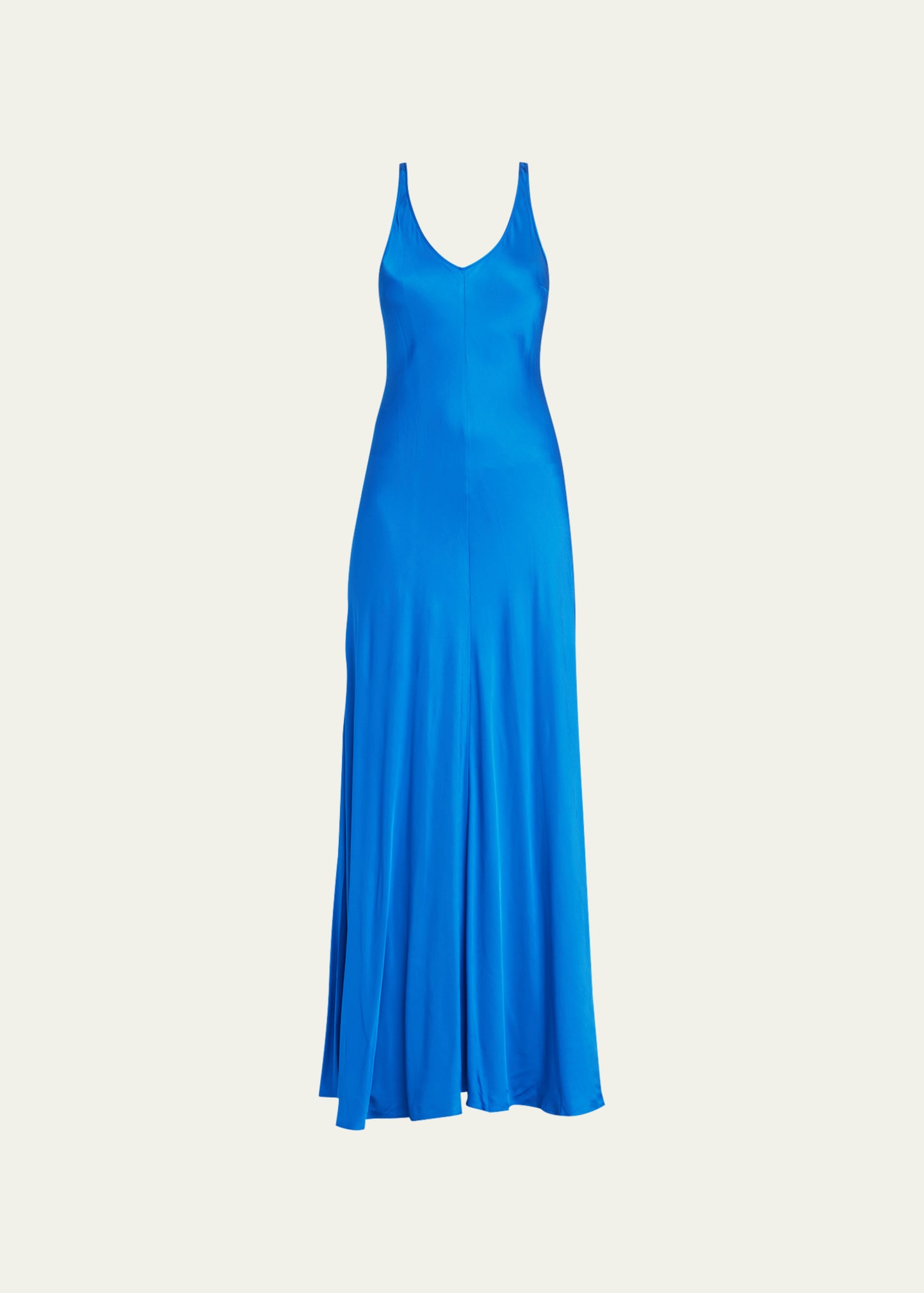 Clea Satin Maxi Slip Dress