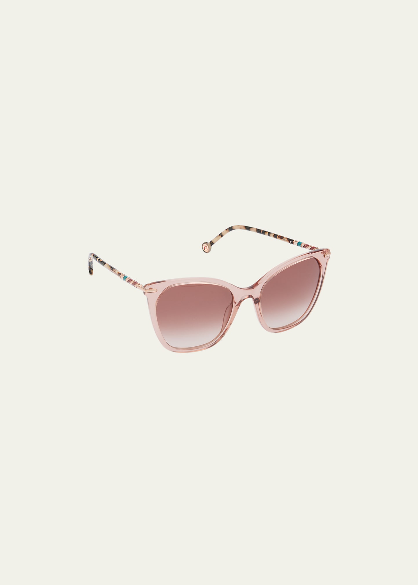Multi-Color Acetate Cat-Eye Sunglasses
