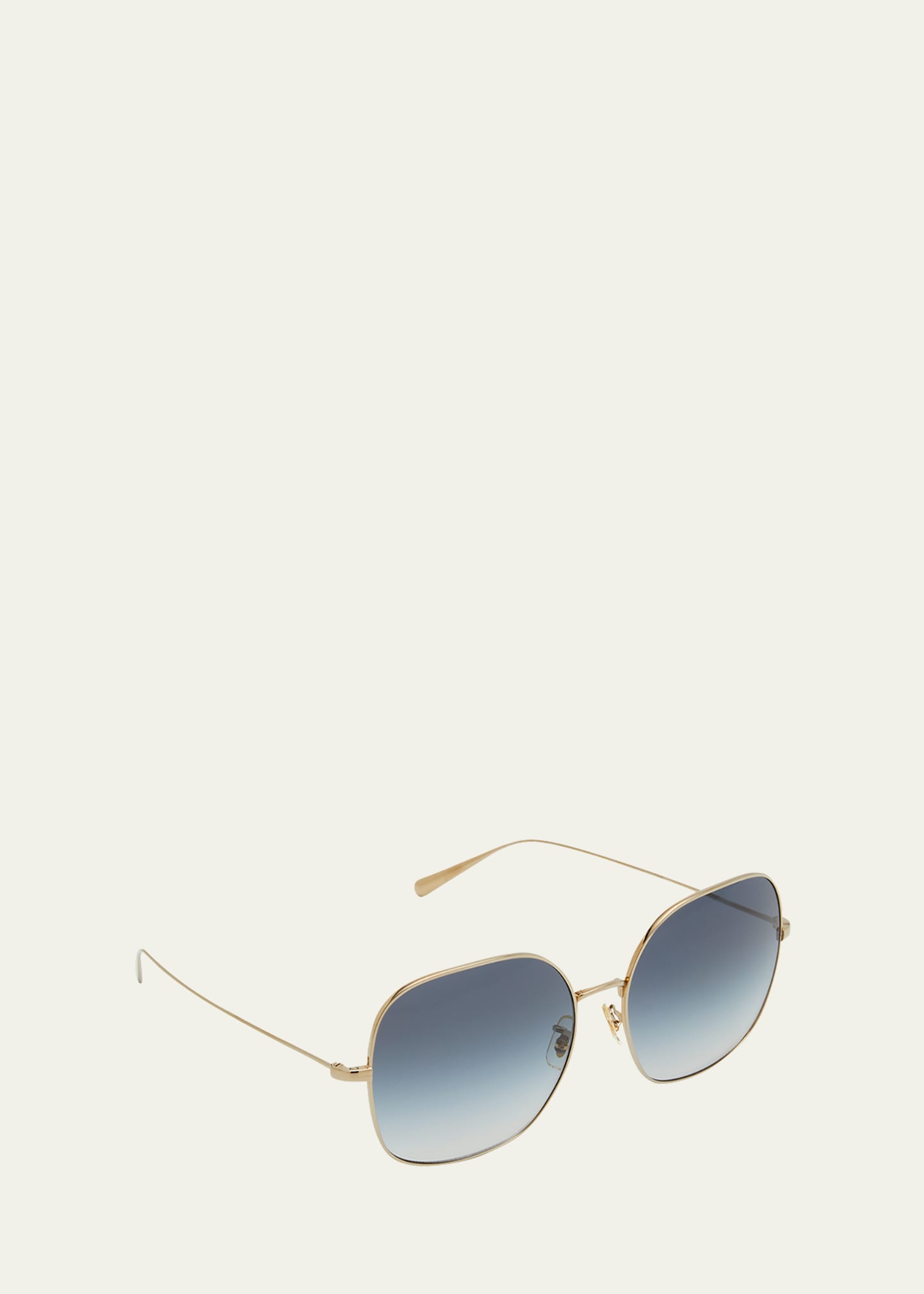 Brunello Cucinelli & Oliver Peoples Square Titanium Sunglasses
