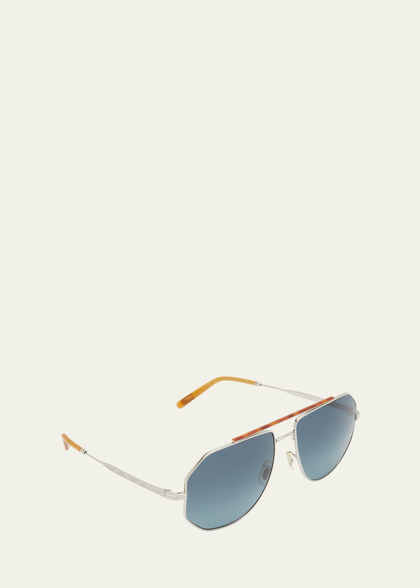 Titanium Aviator Sunglasses