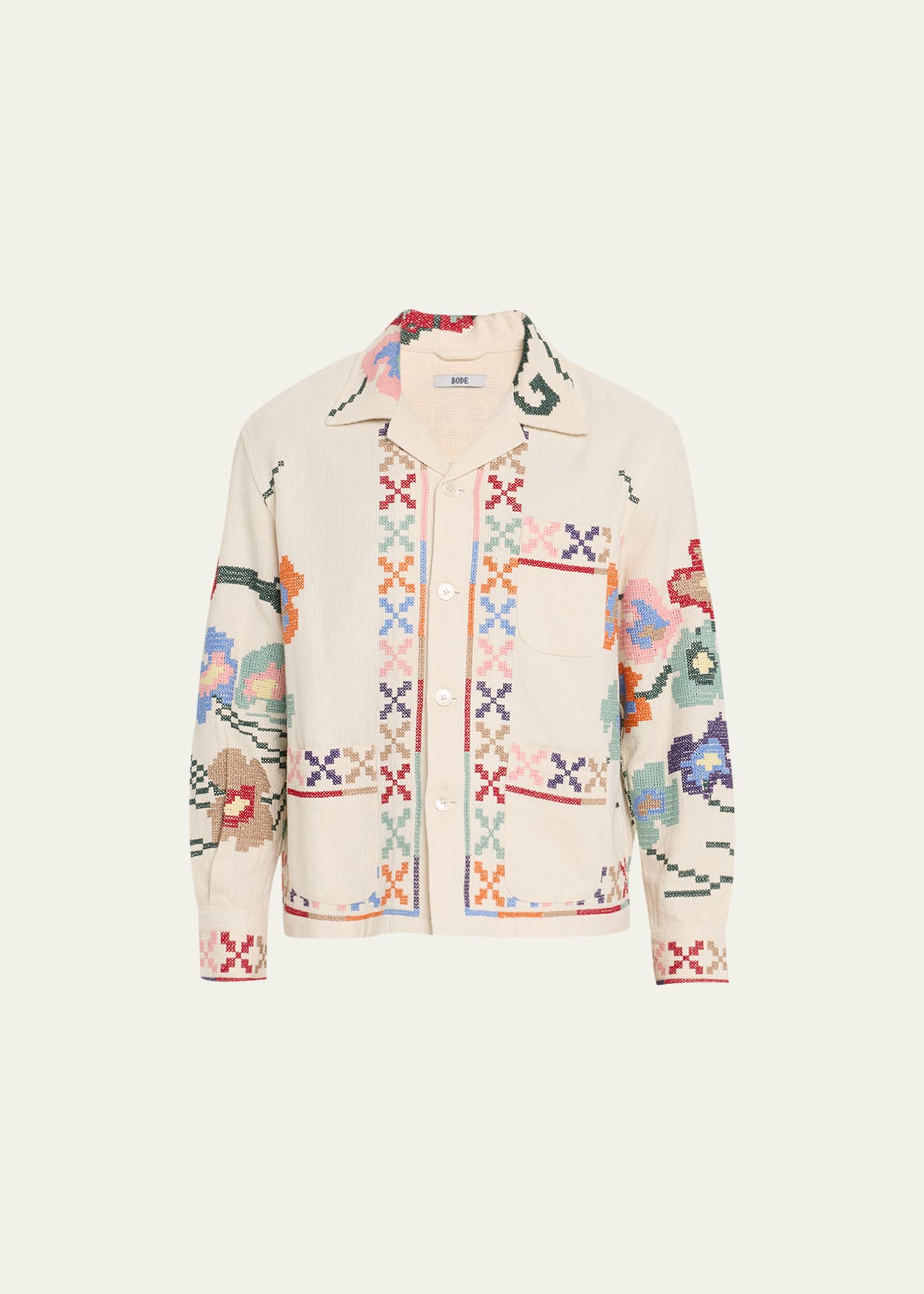 Men's Prisma Camp-Collar Overshirt