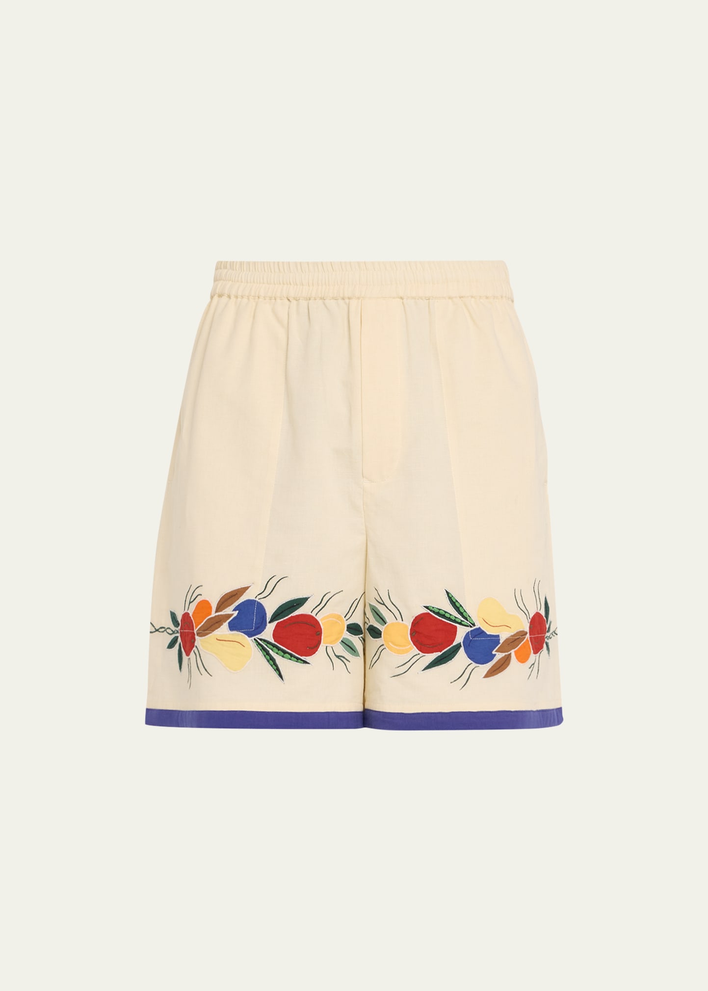 Men's Fruit Bunch Applique Shorts