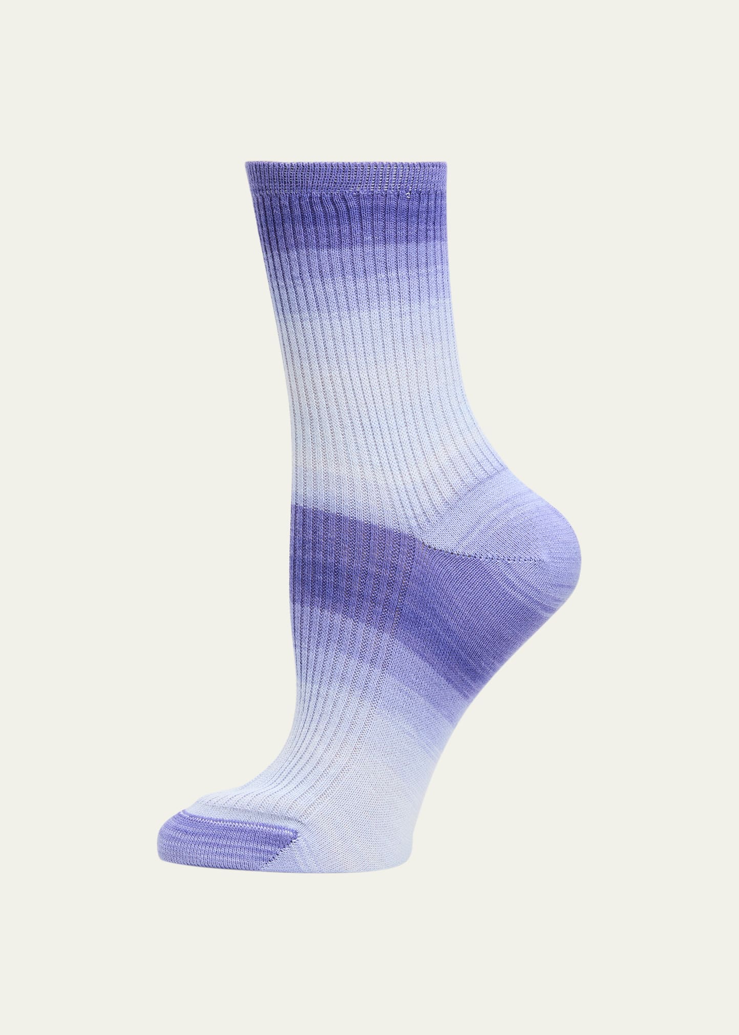 Ribbed Ombre Crew Socks