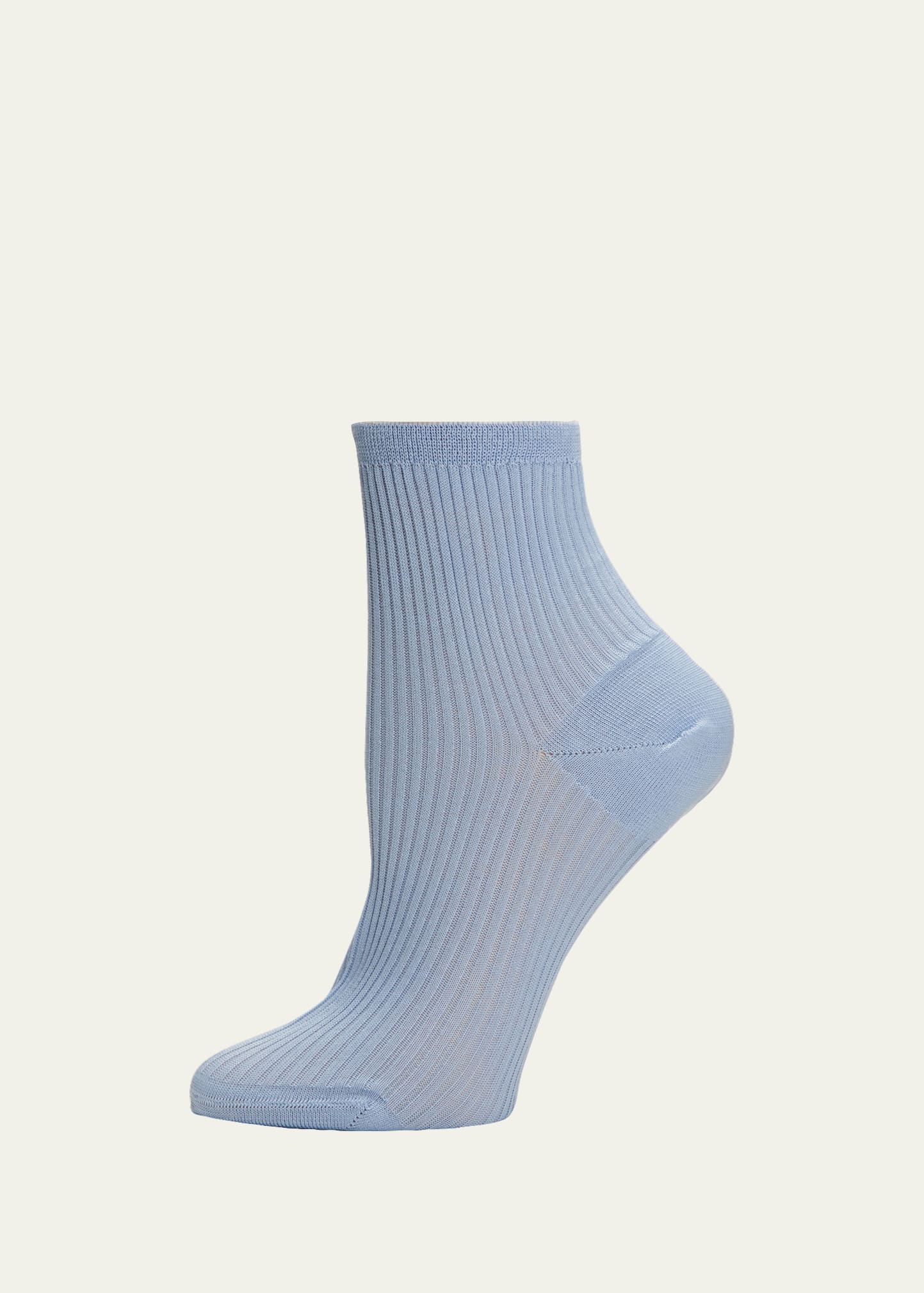 Maria La Rosa Ribbed Short Crew Socks