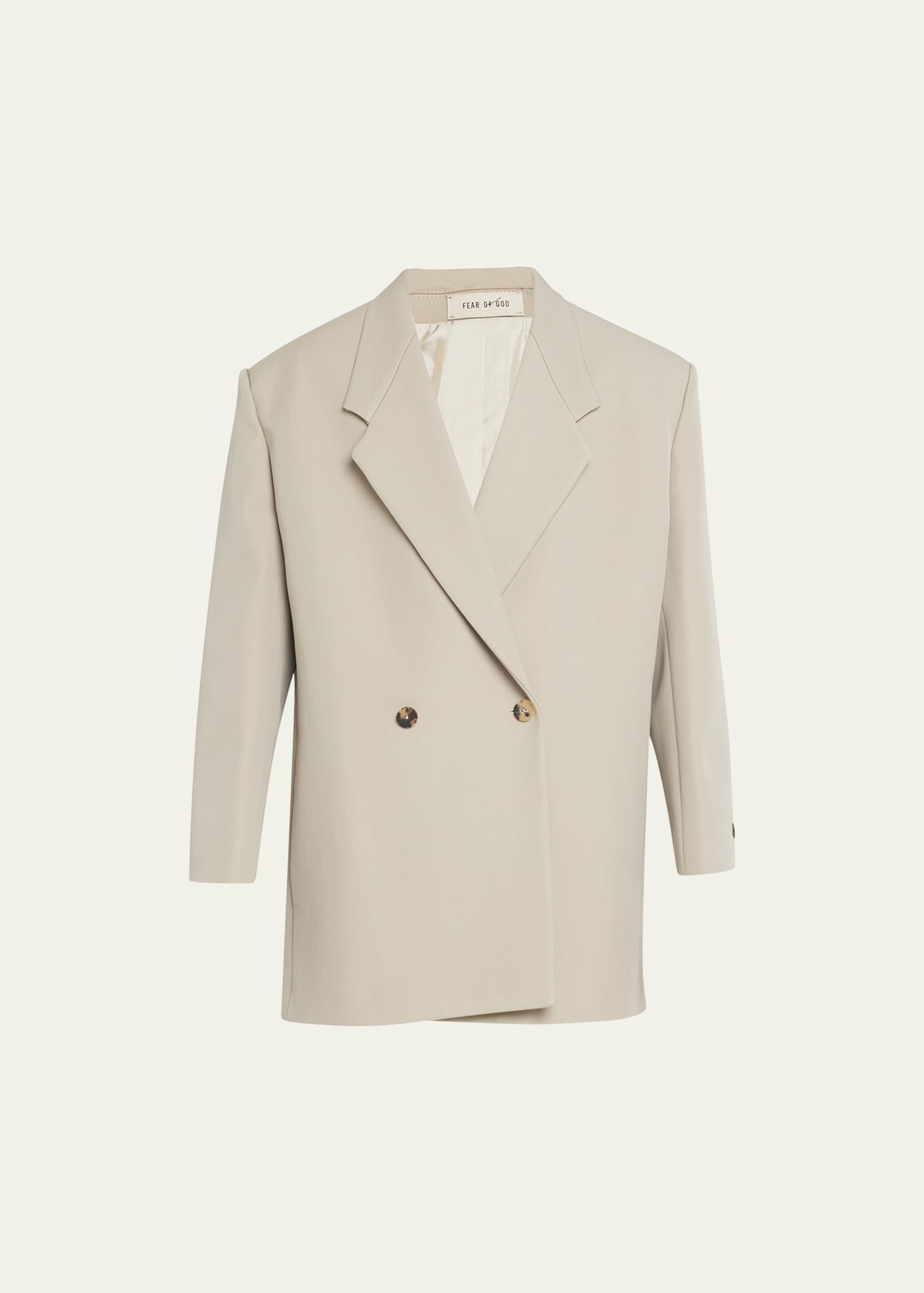 Fear Of God Twill California Blazer In Beige | ModeSens