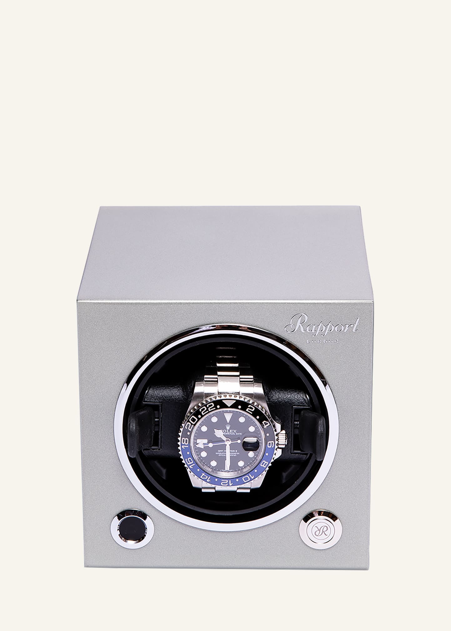Rapport Evolution Single Watch Cube In Silver