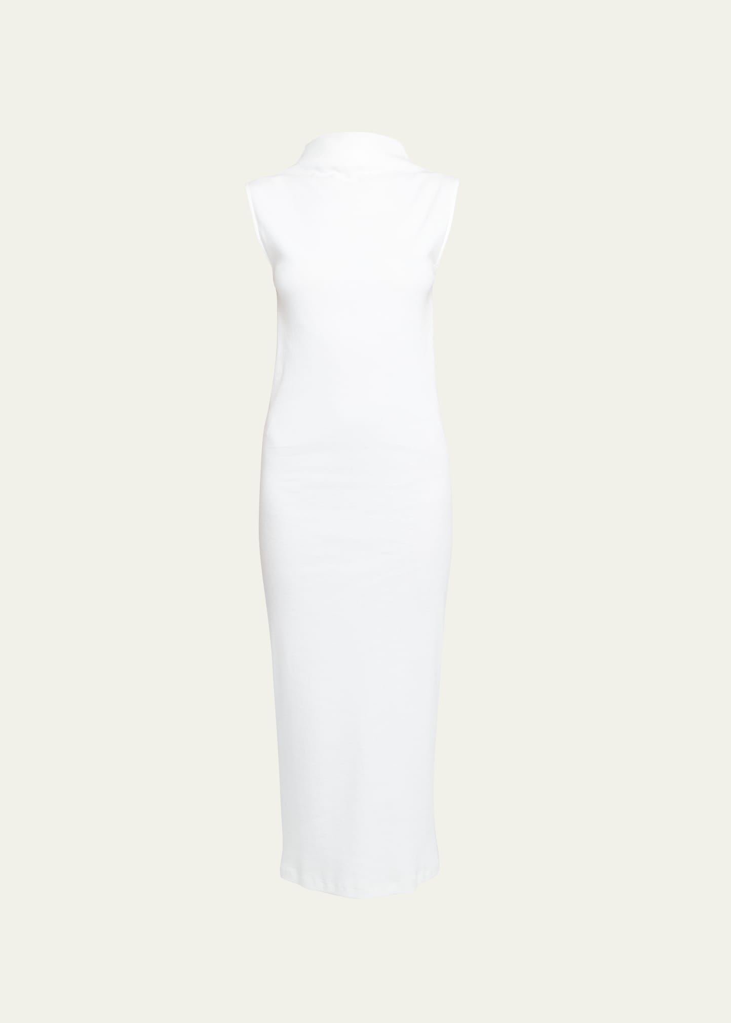 Shop Armarium Rose Ribben Cotton Midi Dress In White