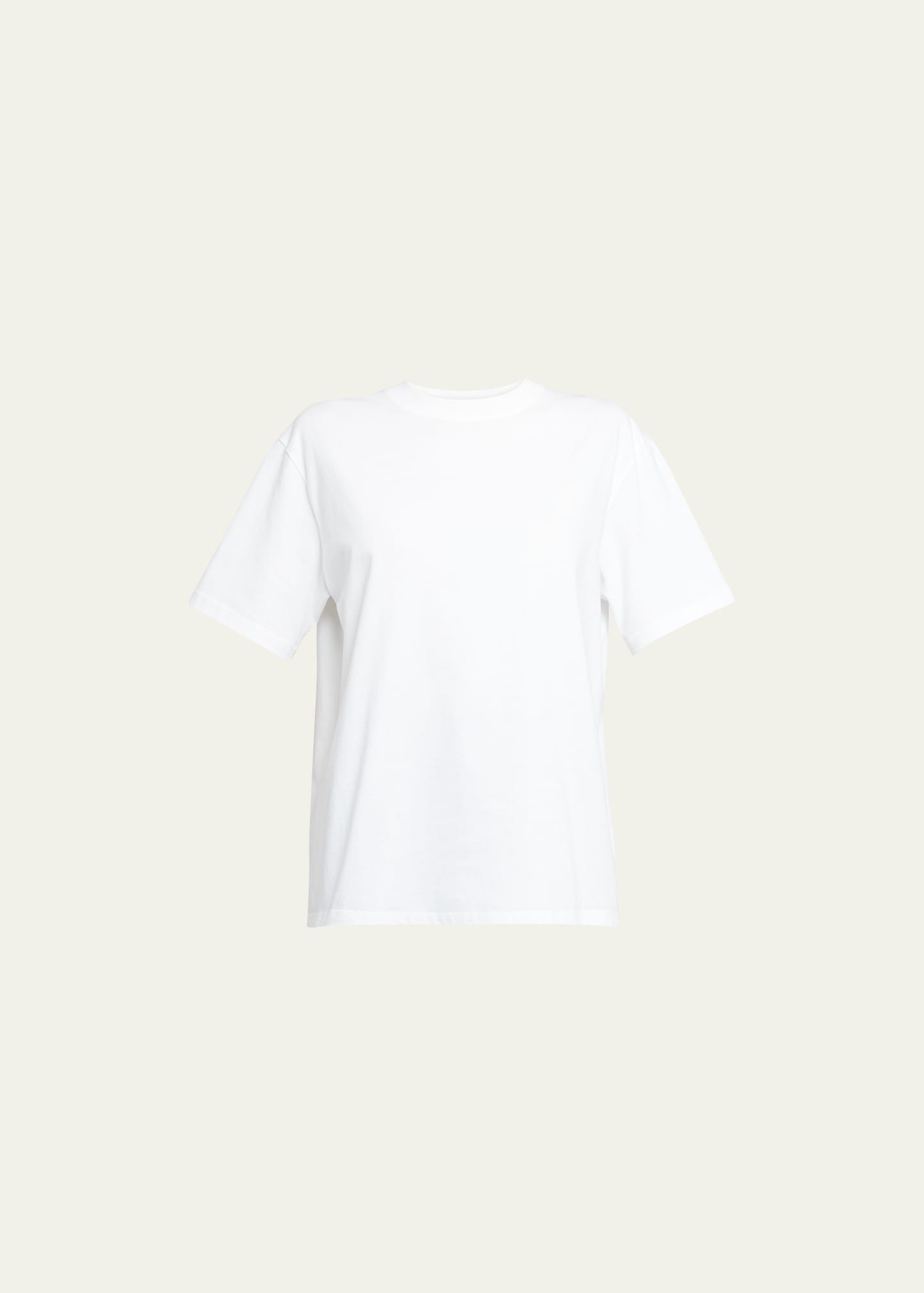 Shop Armarium Vittoria Relaxed Fit Cotton T-shirt In White