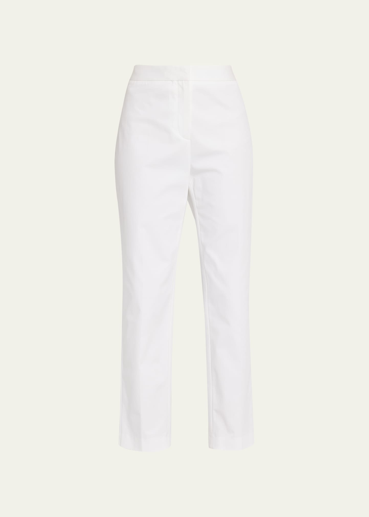 KOBI HALPERIN JEMMA STRAIGHT-LEG STRETCH COTTON PANTS