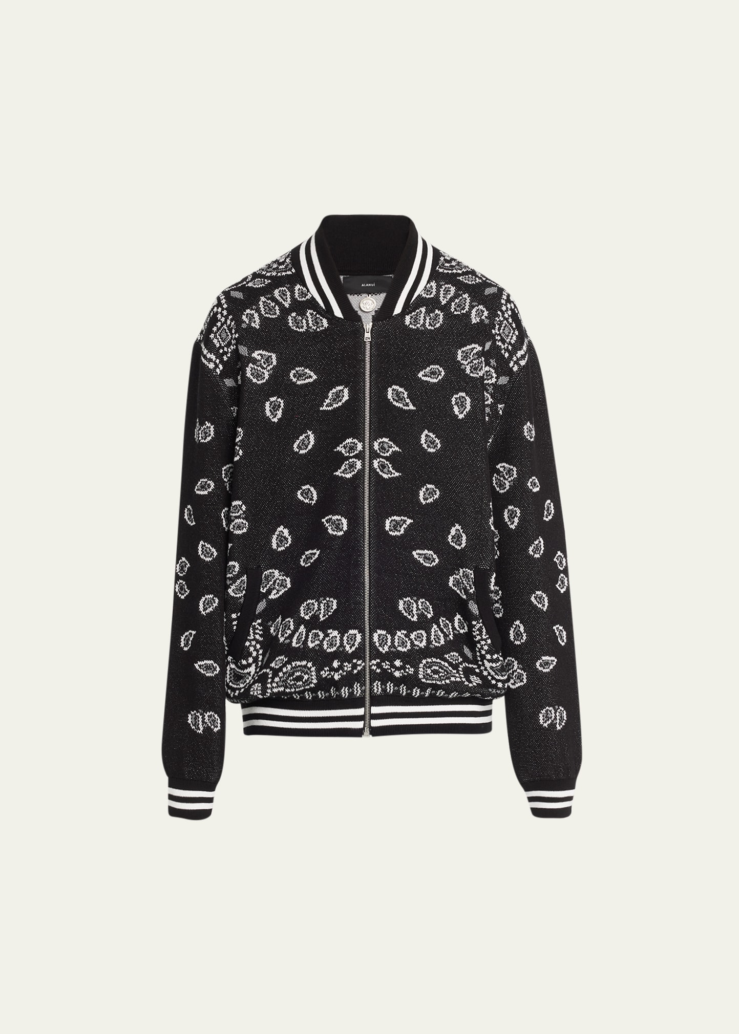Alanui Bomber Sweater In Black